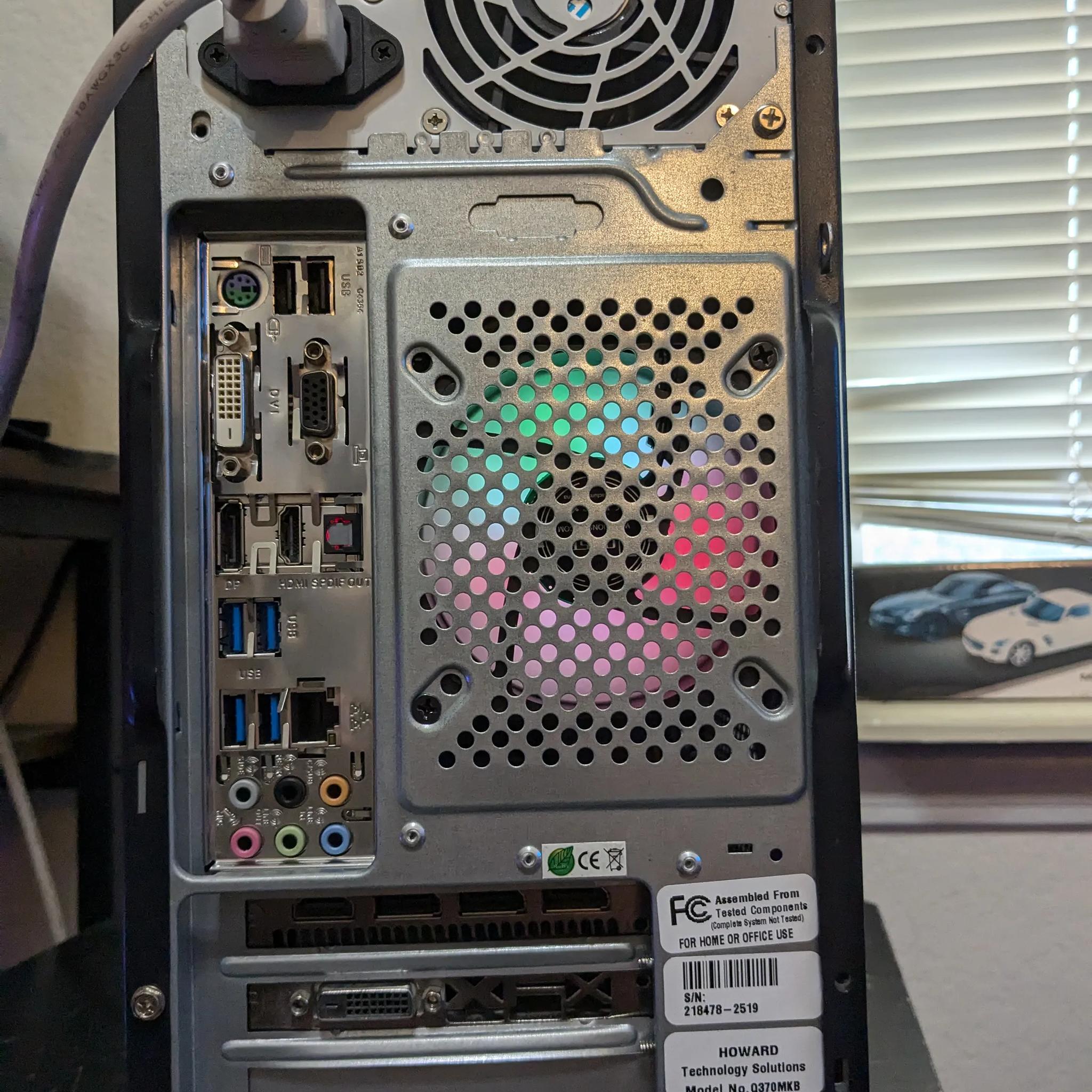 Subtle Gamer ~ i5-4570, 16GB RAM, RX 480 4GB, 400GB SSD, WiFi, RGB, Win10