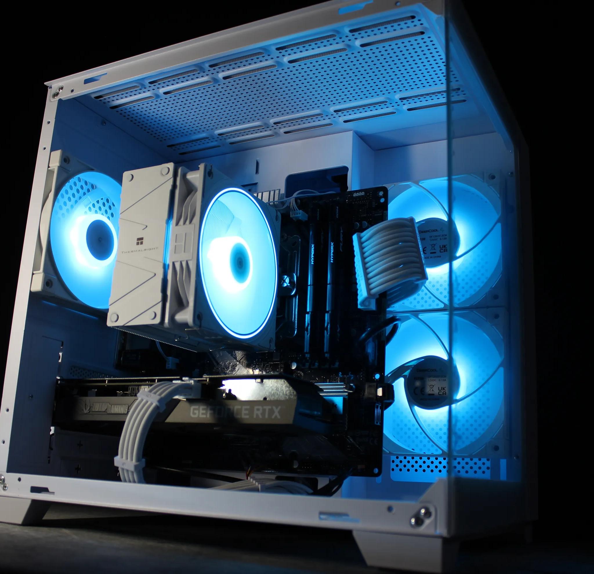 🤍 White Gaming PC [RTX 3060][Ryzen 5 5500][1TB SSD]