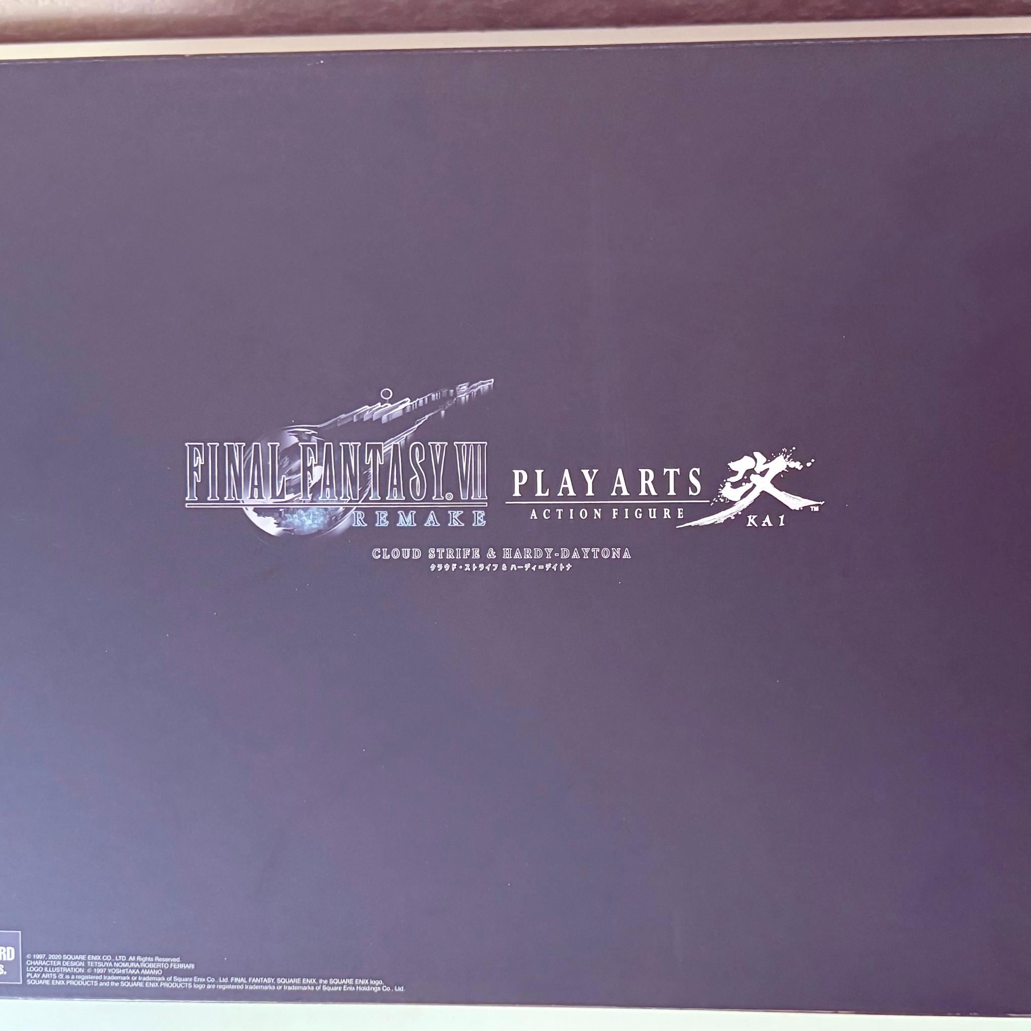 Final Fantasy VII FF7 Remake Play Arts Kai Cloud Strife Hardy Daytona Figure New