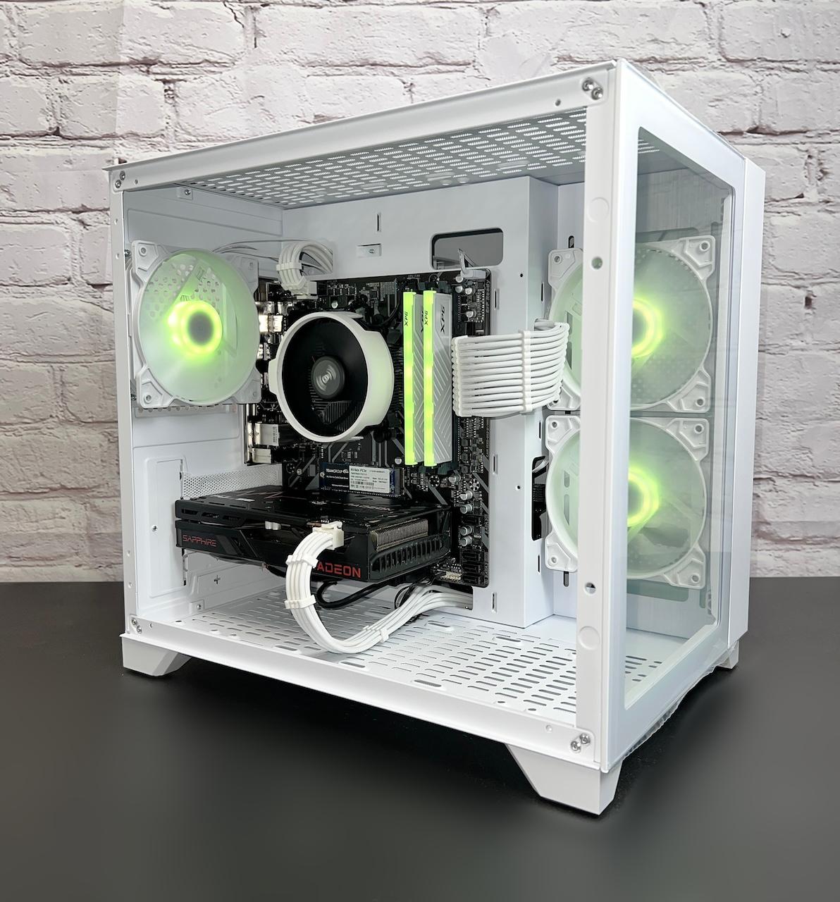 Ryzen 5 3600 RX 6600 16GB RAM 1TB M.2 Wifi 5 Bluetooth Window 10 Gaming PC