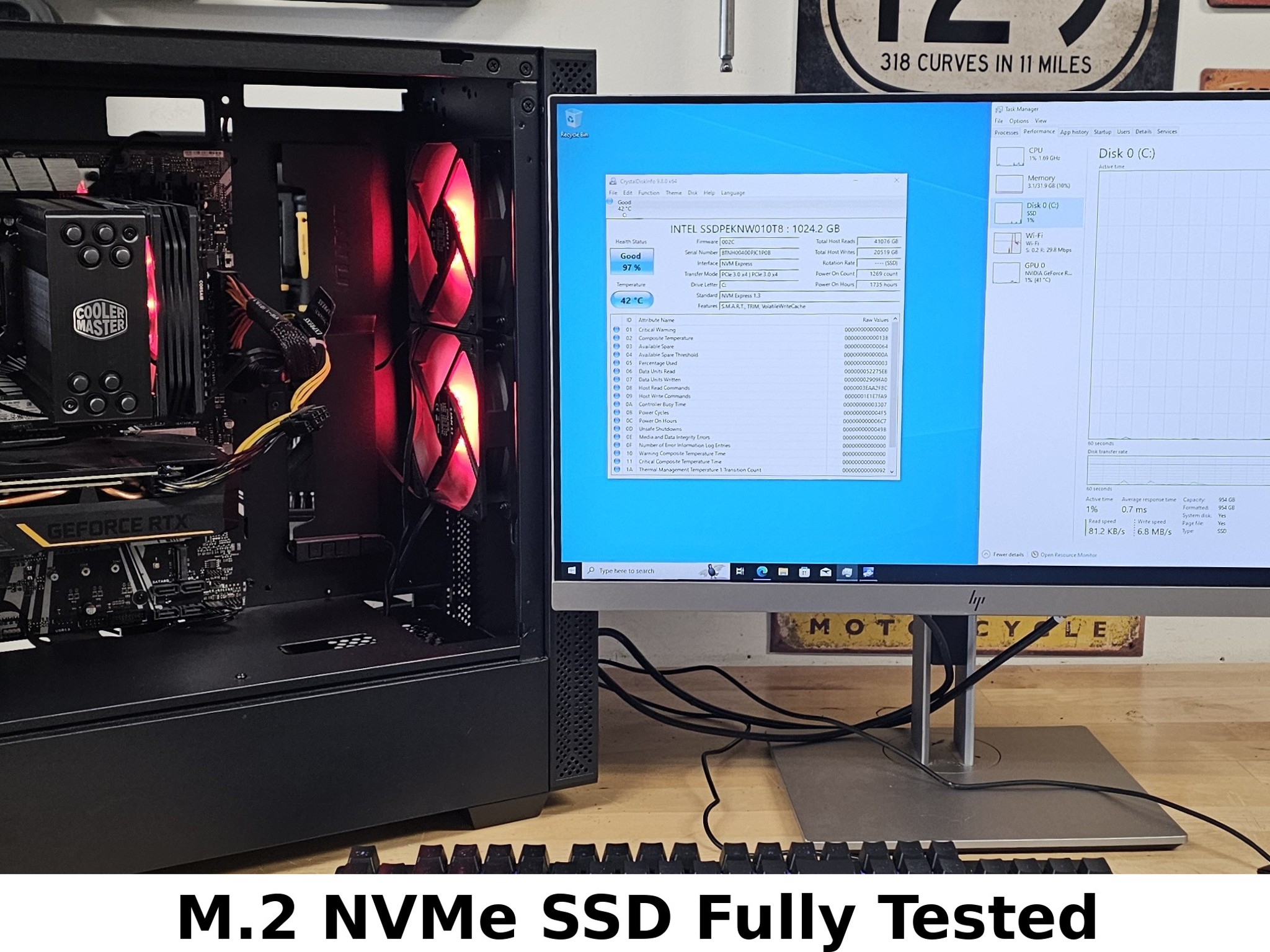 1TB NVMe M.2 SSD Intel 660P Series