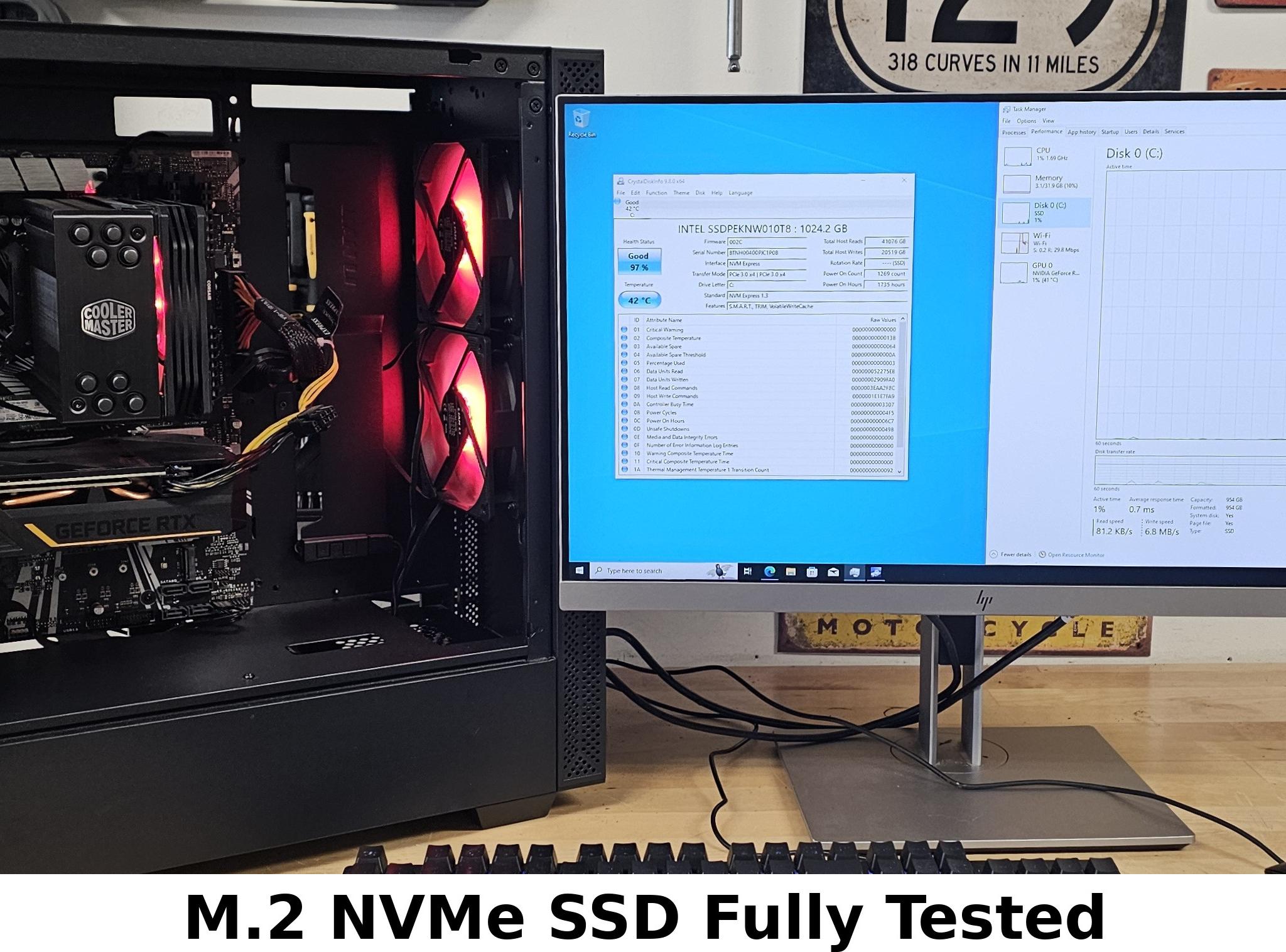 1TB NVMe M.2 SSD Intel 660P Series