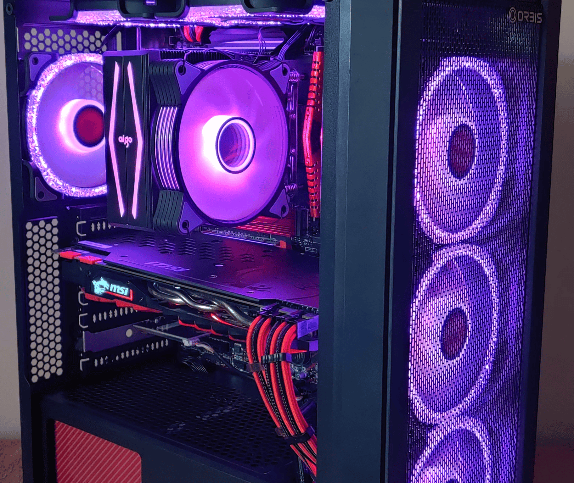 Big Red Gaming PC WIFI
