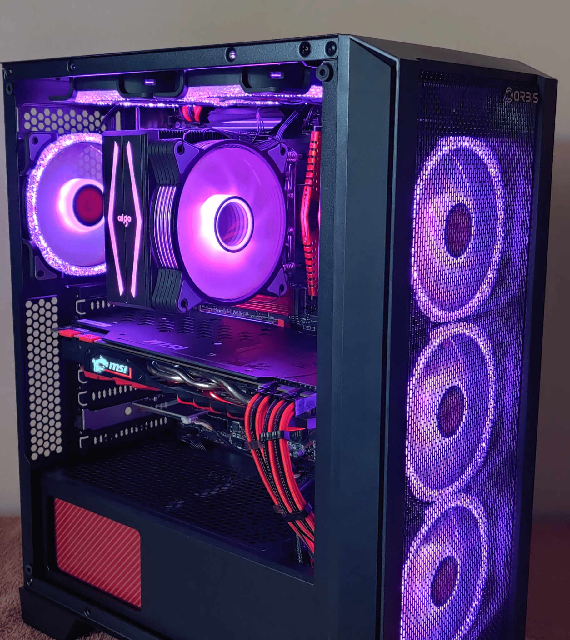 Big Red Gaming PC WIFI