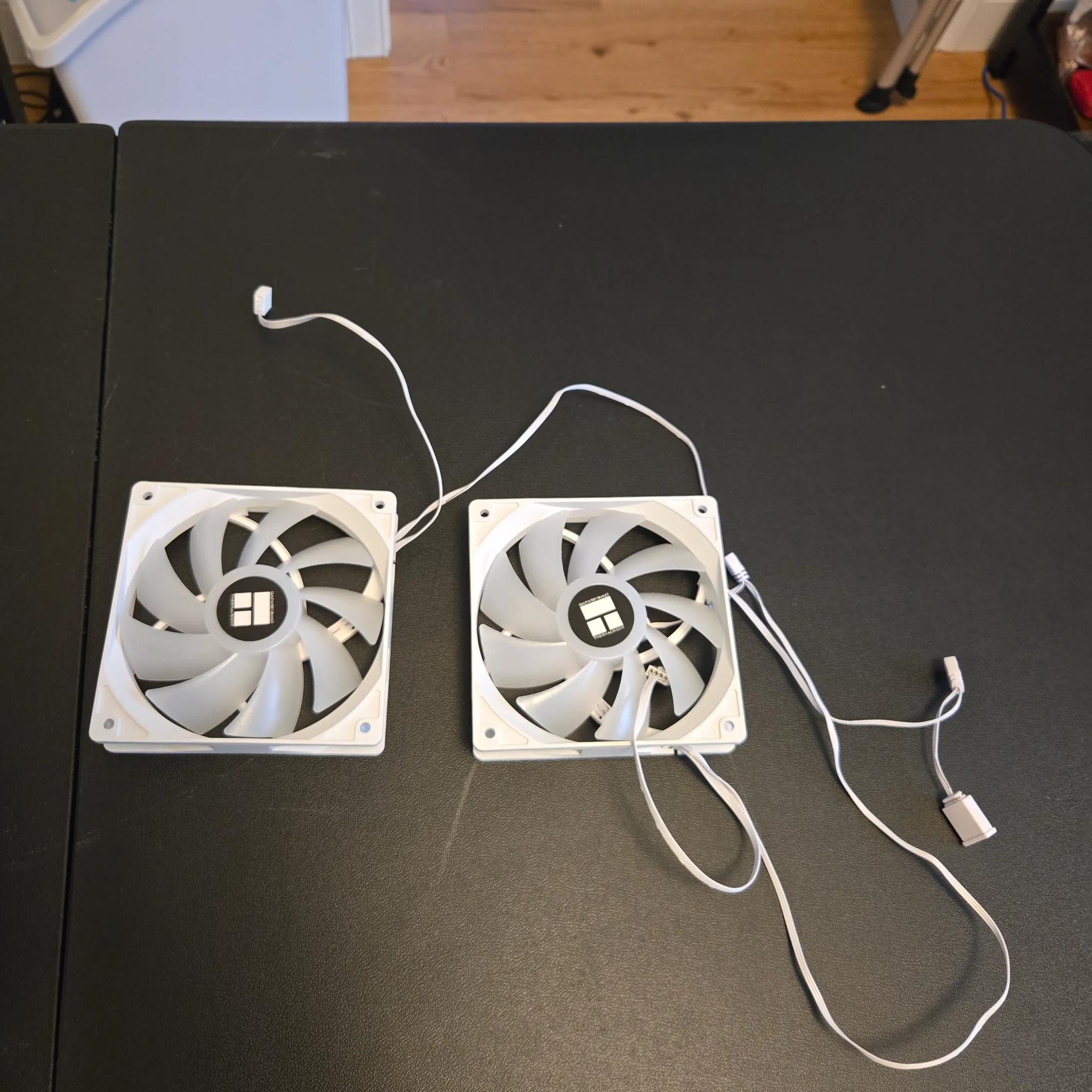 Barely Used Thermalright Peerless Assassin 120 SE White ARGB CPU Cooler