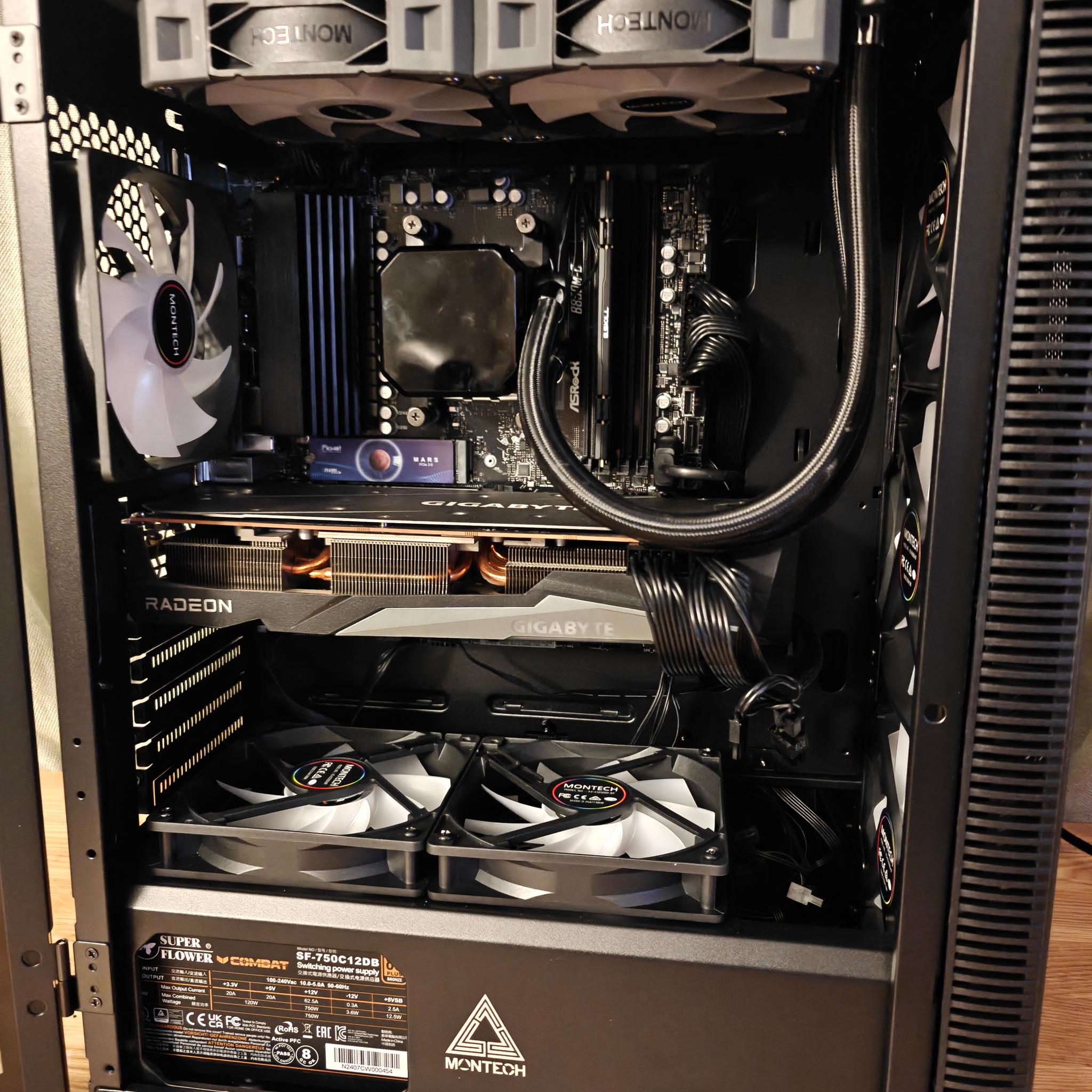AM5 Midrange Gaming PC - Ryzen 5 7500X3D, Radeon 6750 XT 12GB,16GB DDR5 6000, 1 TB NVME