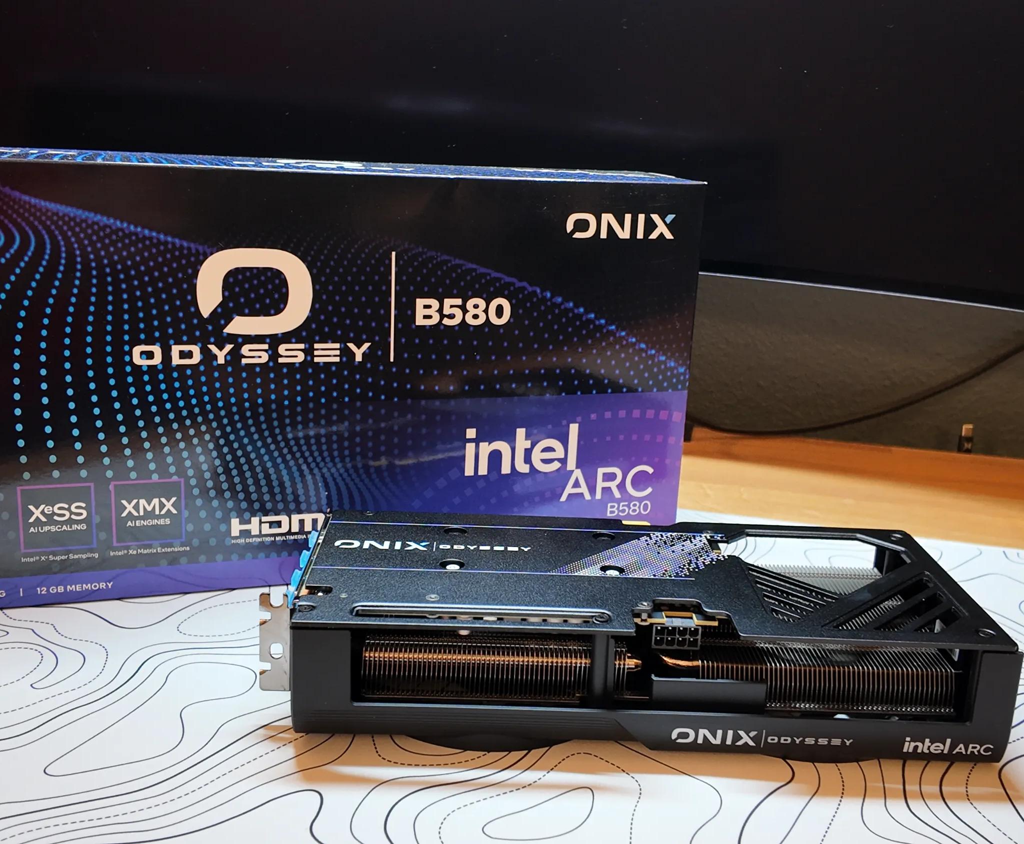INTEL ONIX ODYSSEY Arc B580 12GB GDDR6 PCI Express 4.0x8 ATX Graphics Card  1080p/1440p