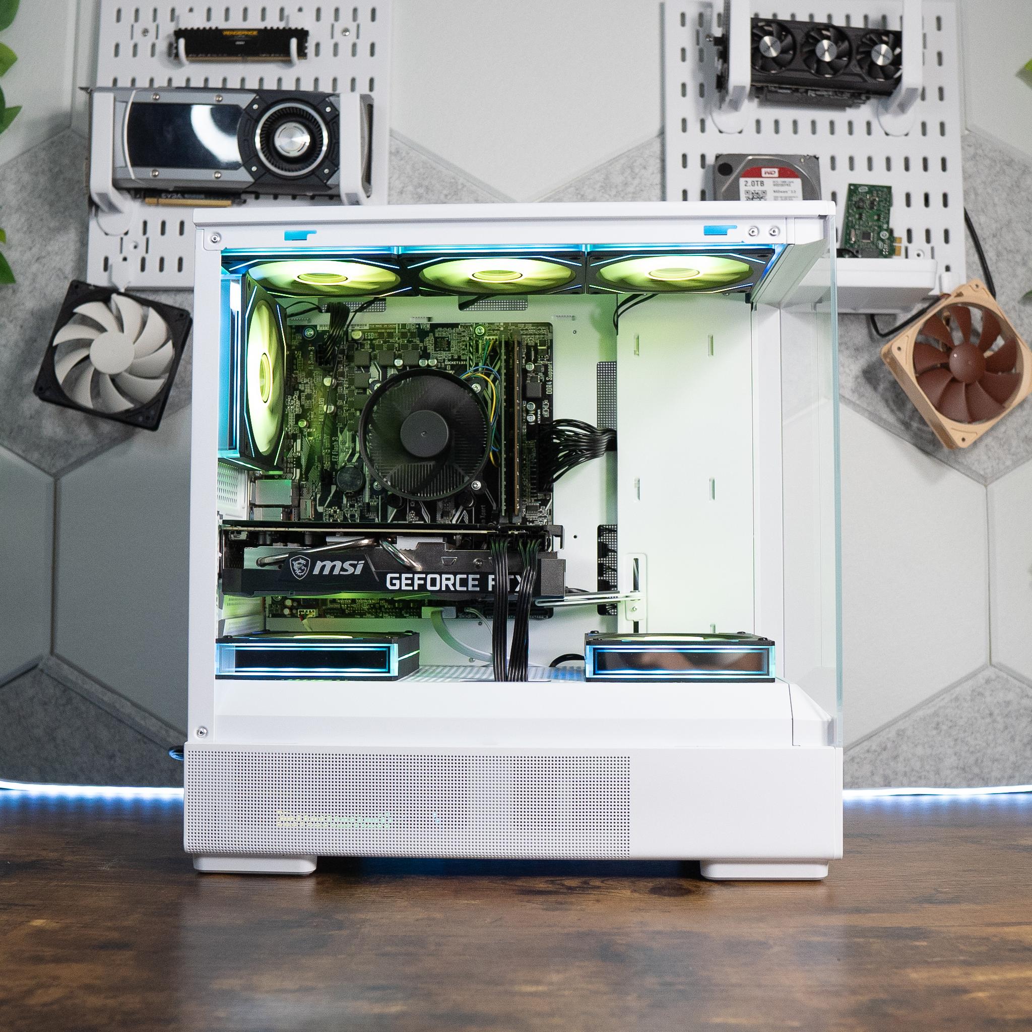 ❄️🌨 | MSI GeForce RTX 3070 8GB | RYZEN 7 5700G | 32GB DDR4 RAM | 1TB NVME + 2TB HD | Arctic Borealis