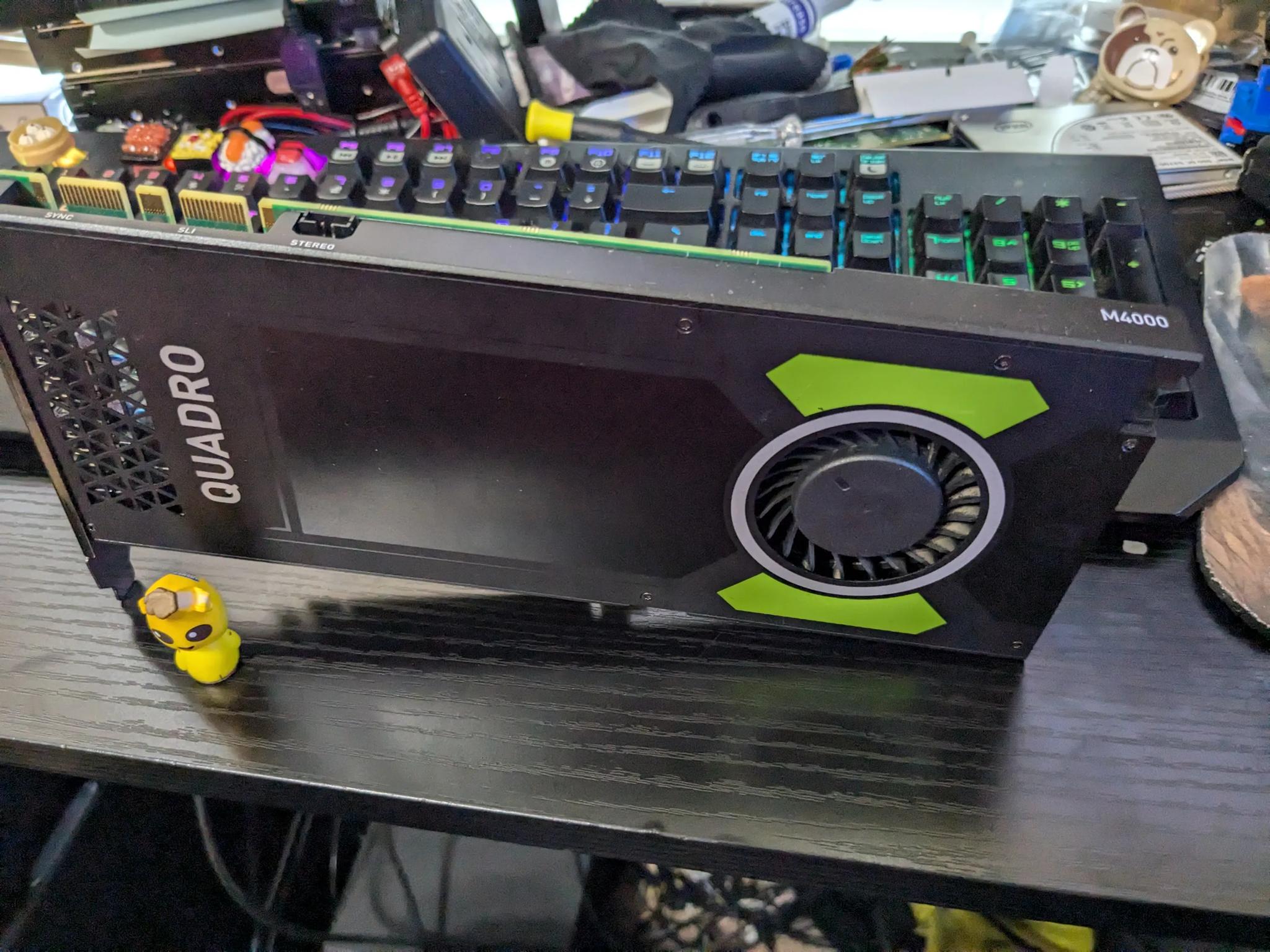 Nvidia Quadro M4000 8GB, 1050 Ti Performance, Single Slot, 6-Pin, 4x Display Port