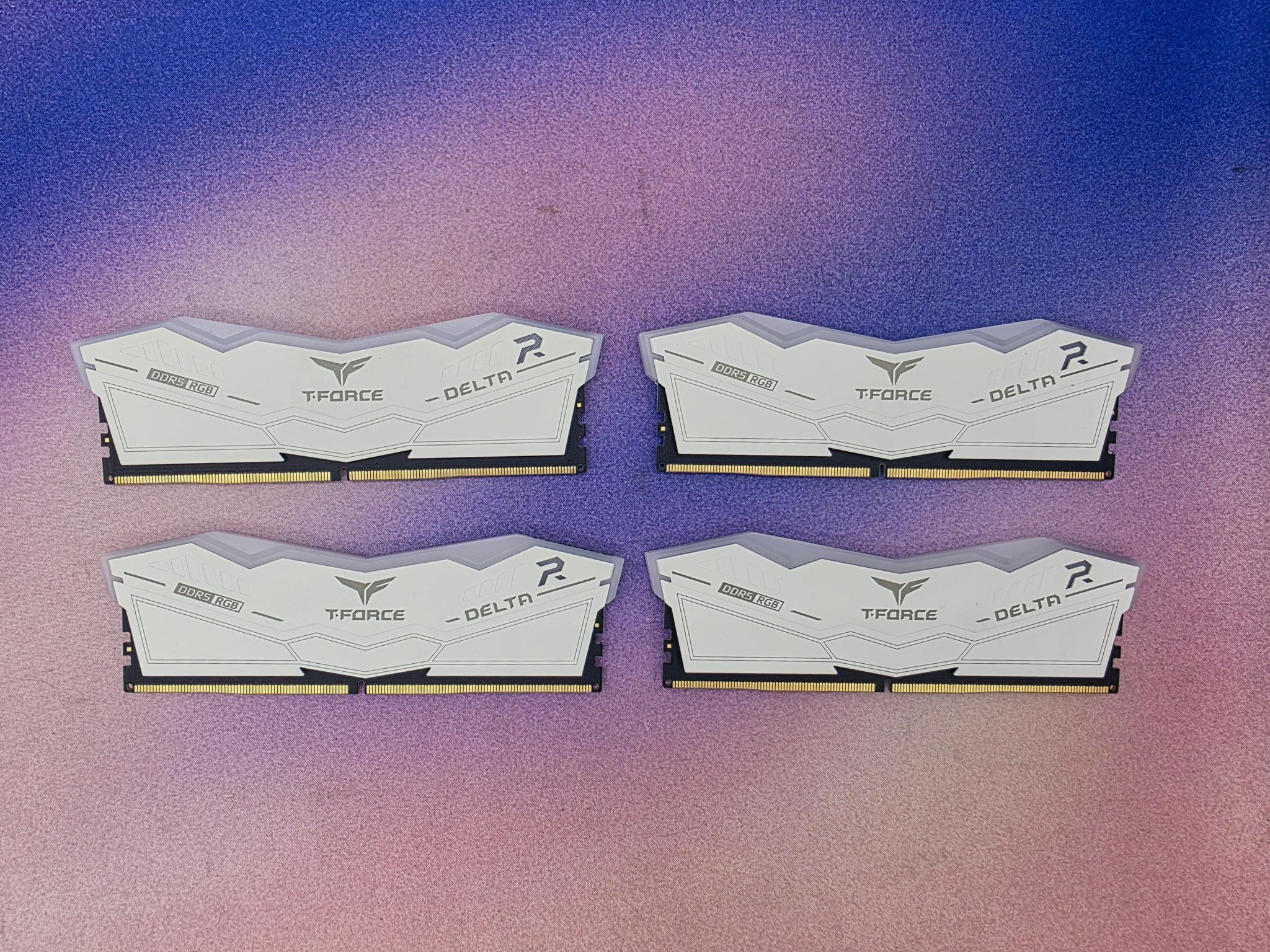 TEAMGROUP T-Force Delta RGB DDR5 Ram 64GB (4x16GB) 5200MHz CL40