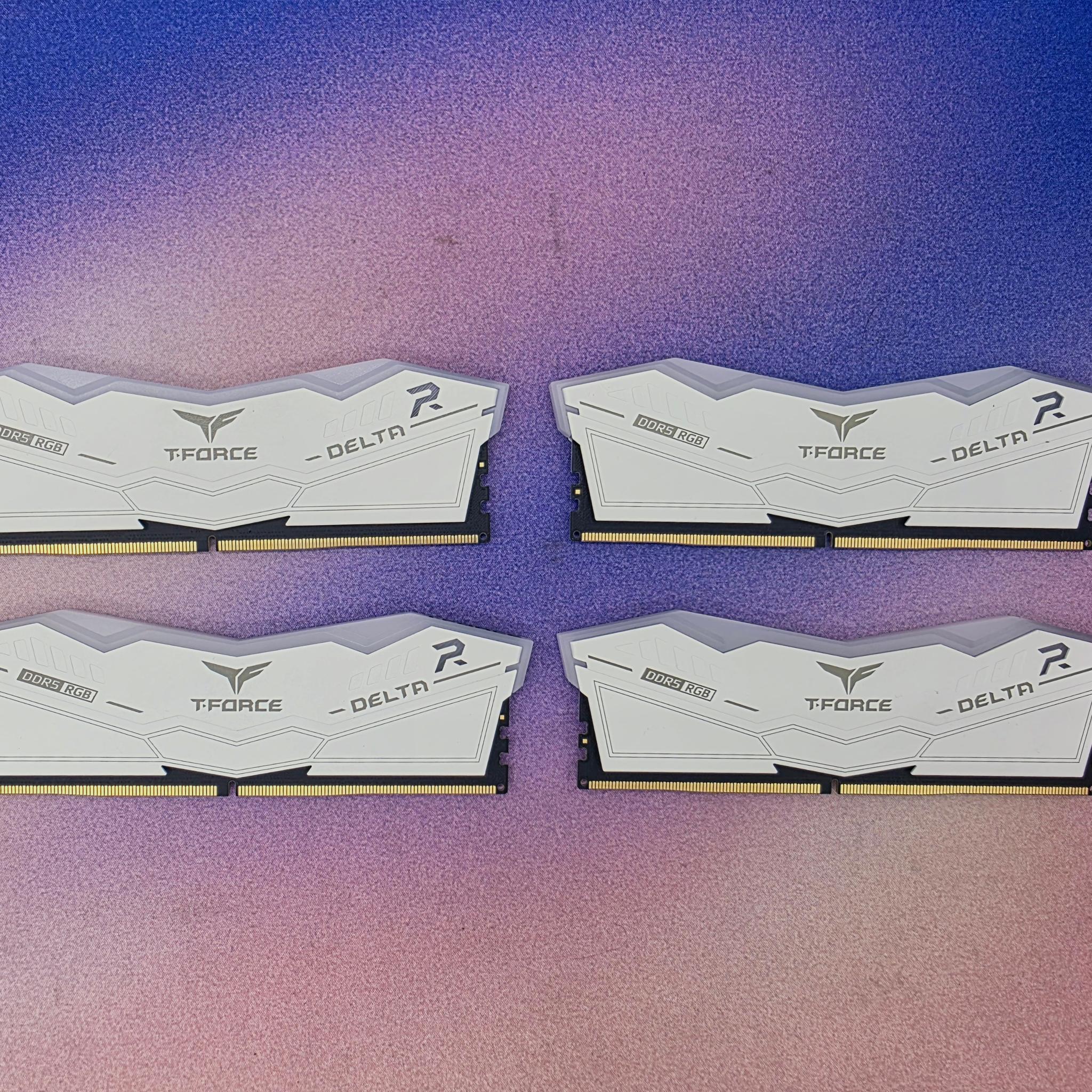 TEAMGROUP T-Force Delta RGB DDR5 Ram 64GB (4x16GB) 5200MHz CL40