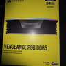 Corsair 64GB (2x32GB) VENGEANCE® RGB DDR5 DRAM 6600MT/s CL32 CMH64GX5M2B6600C32