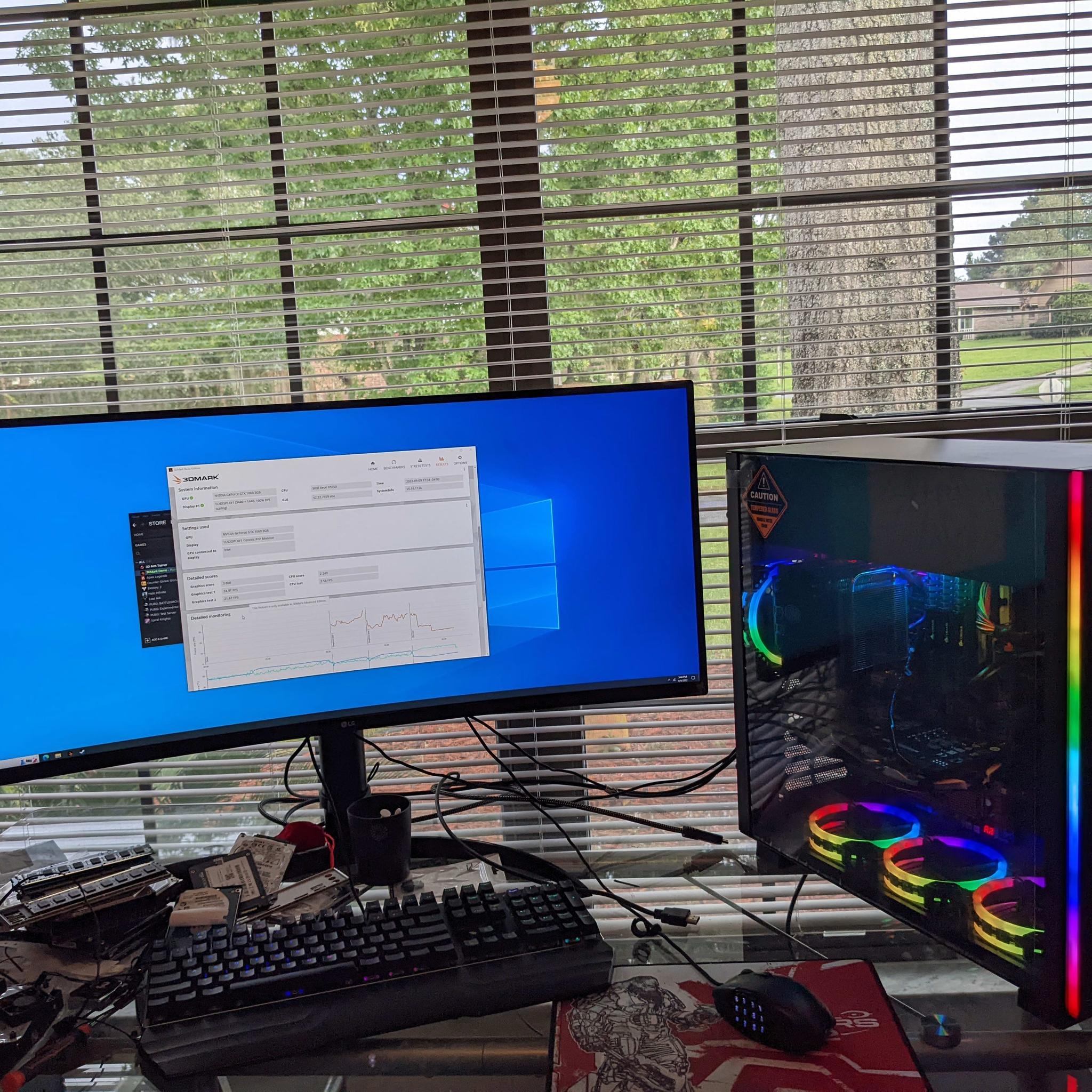 Sexxy RGB Gaming PC Xeon 16gb GTX 1060 SSD WiFi 