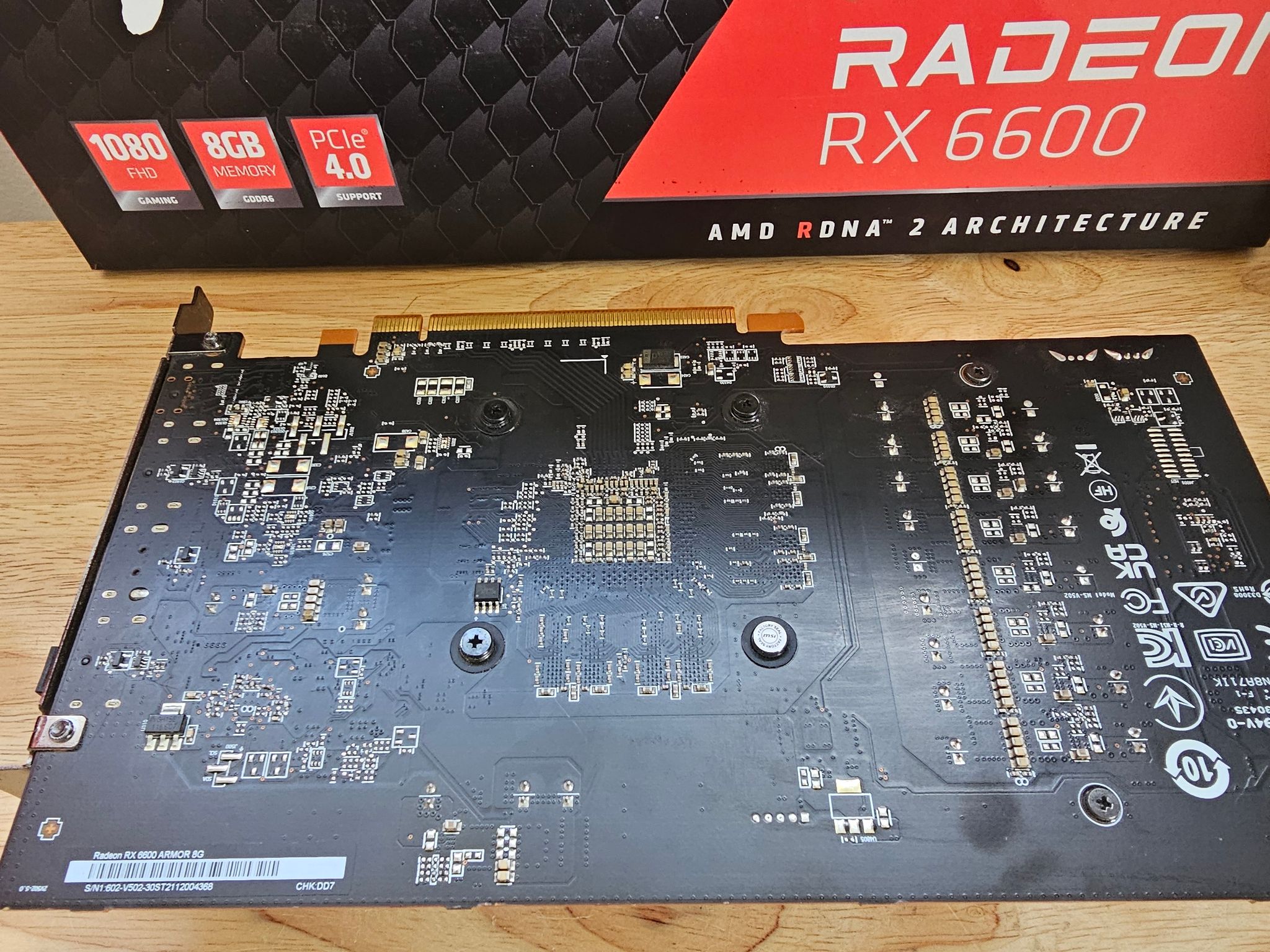 MSI ARMOR Radeon RX 6600