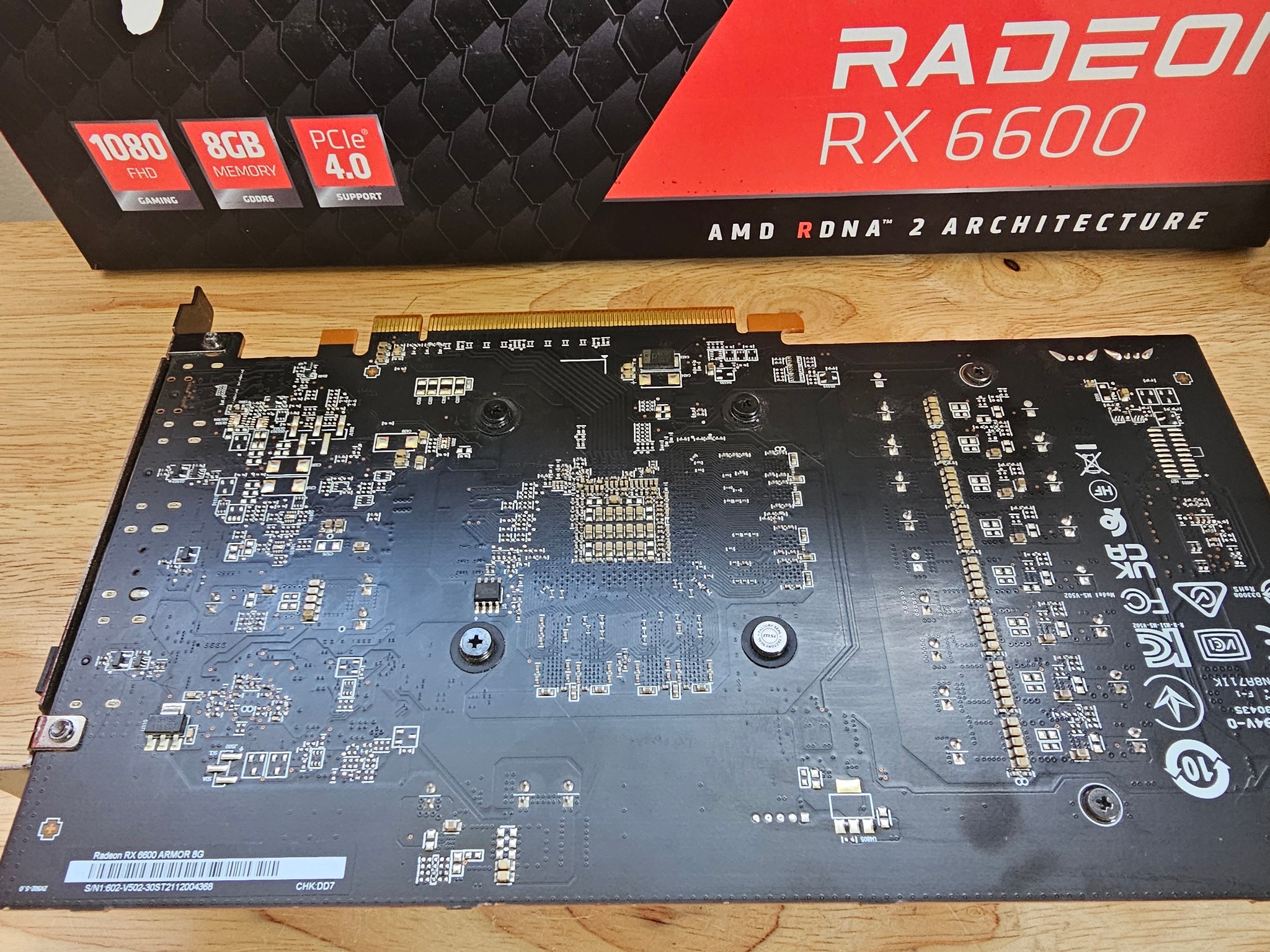 MSI ARMOR Radeon RX 6600