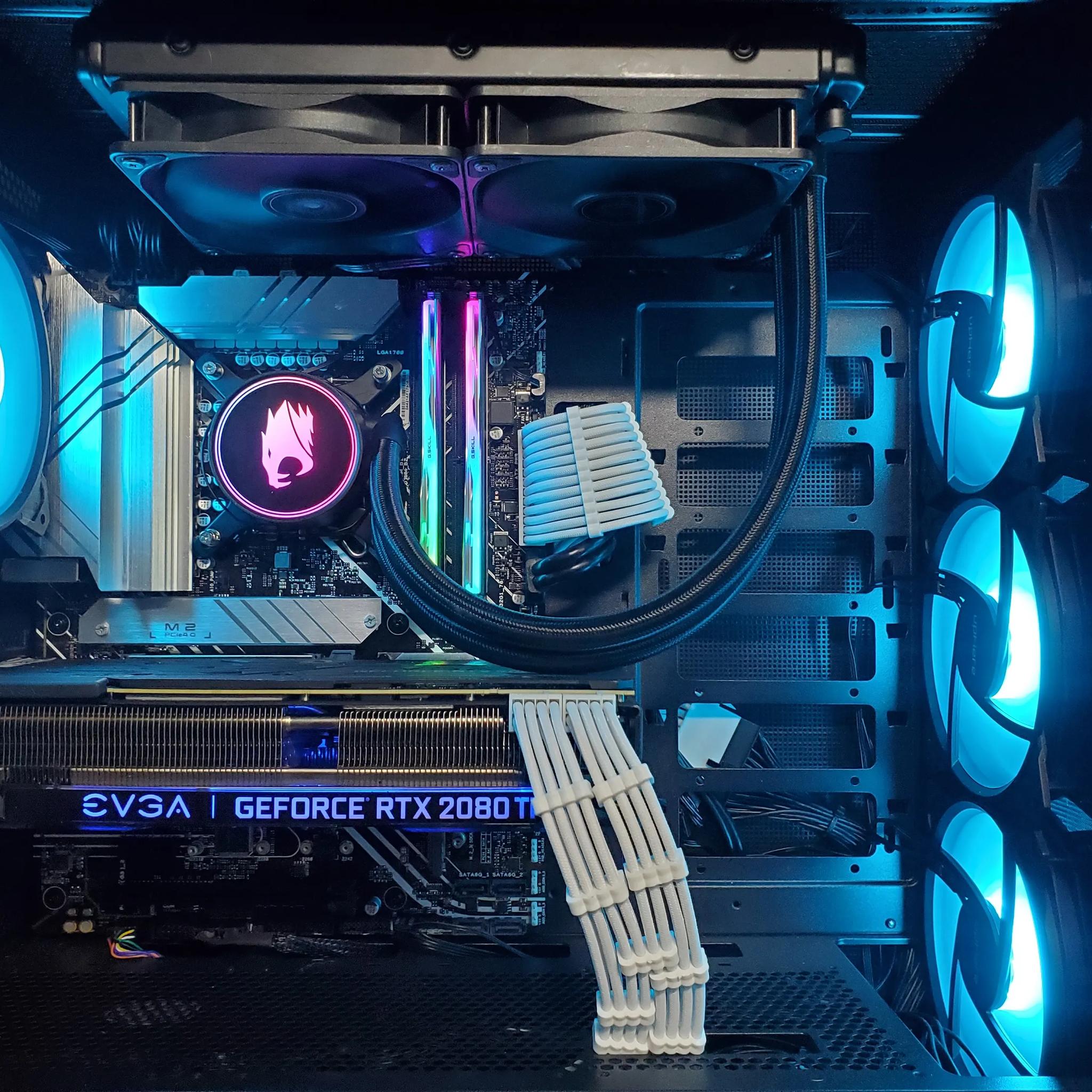 I7 12700KF/RTX 2080Ti Water Cooled Gaming PC Computer