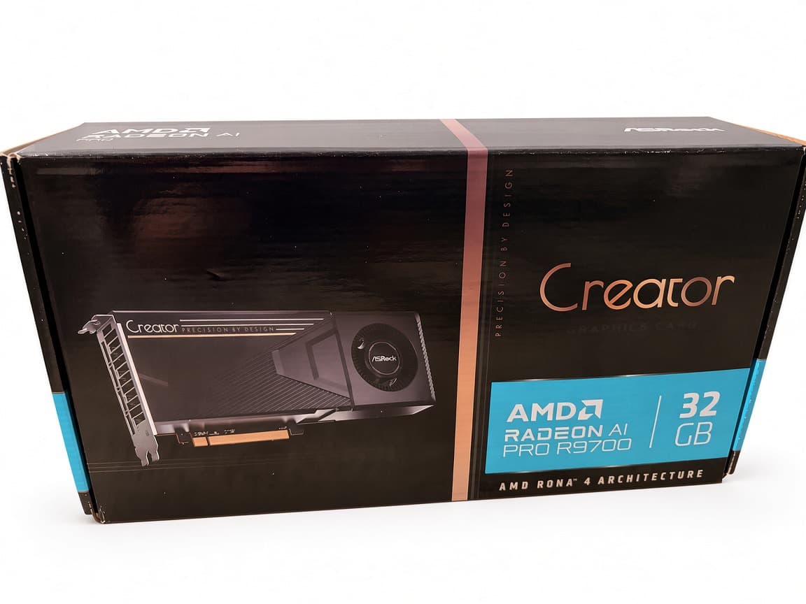 AMD Radeon™ AI PRO R9700 Creator 32GB