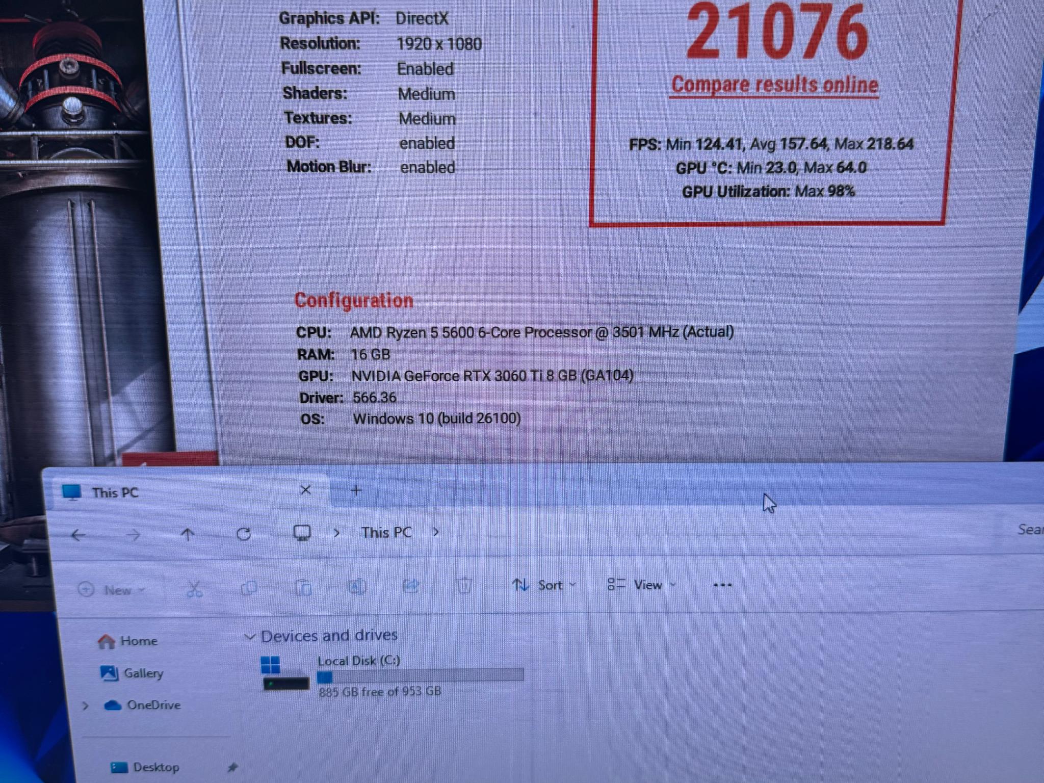 Gaming PC RTX 3060 ti
