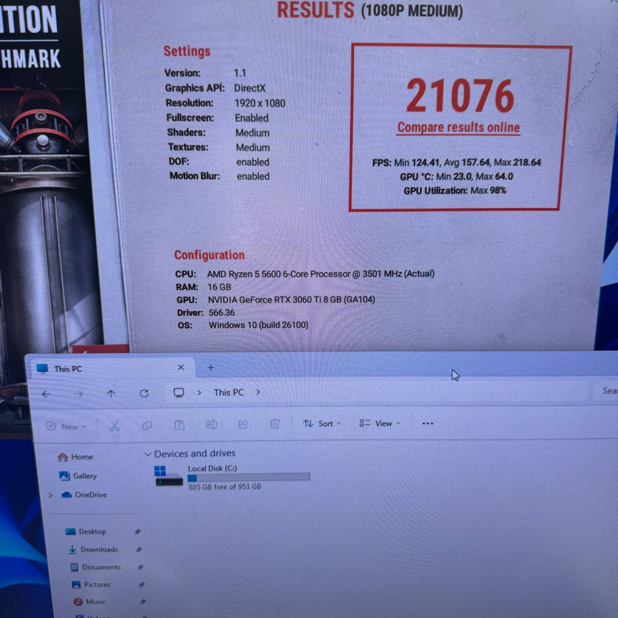 Gaming PC RTX 3060 ti