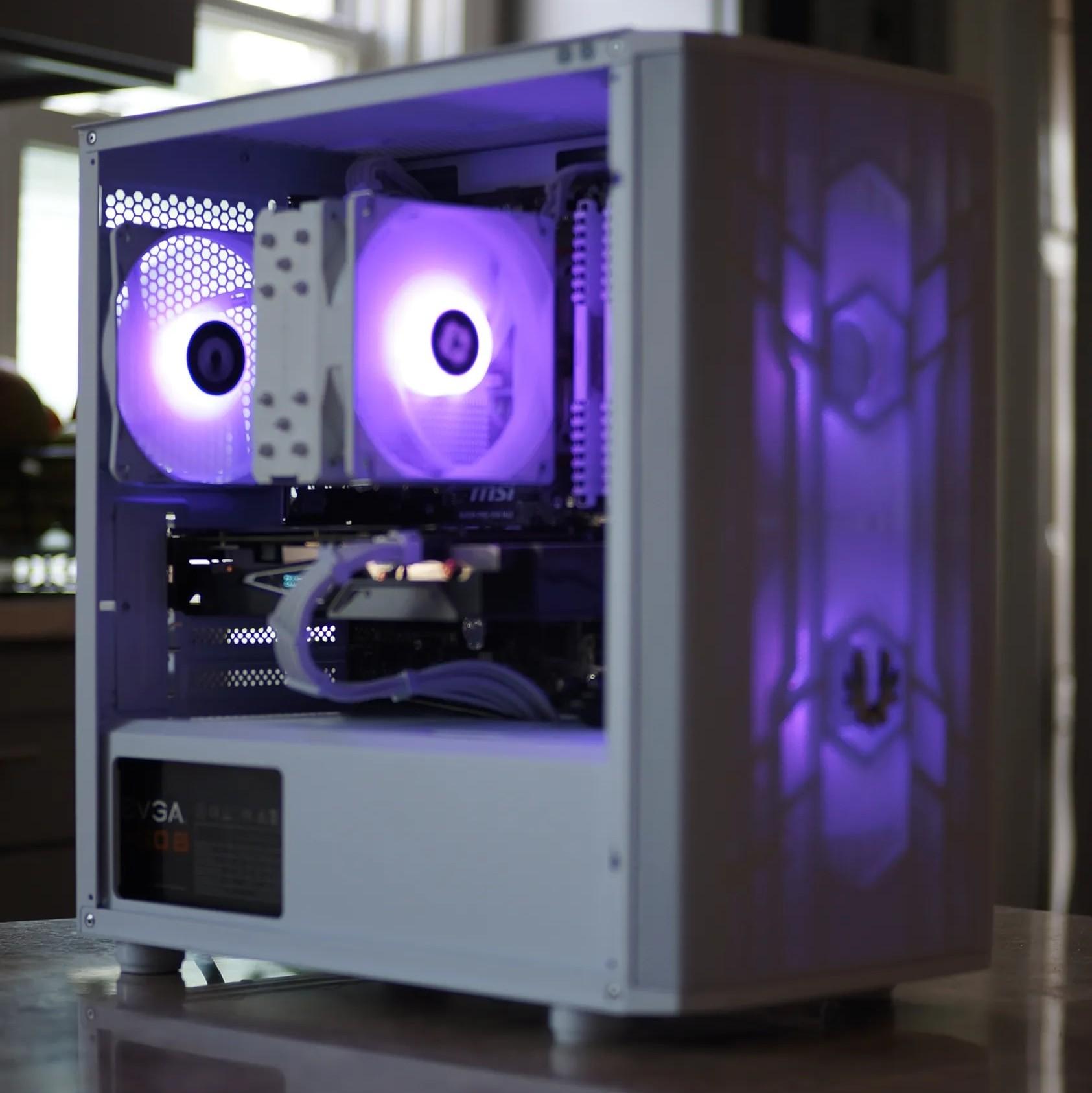 Ryzen 5 2600, RX 5500XT White Gaming/Streaming PC