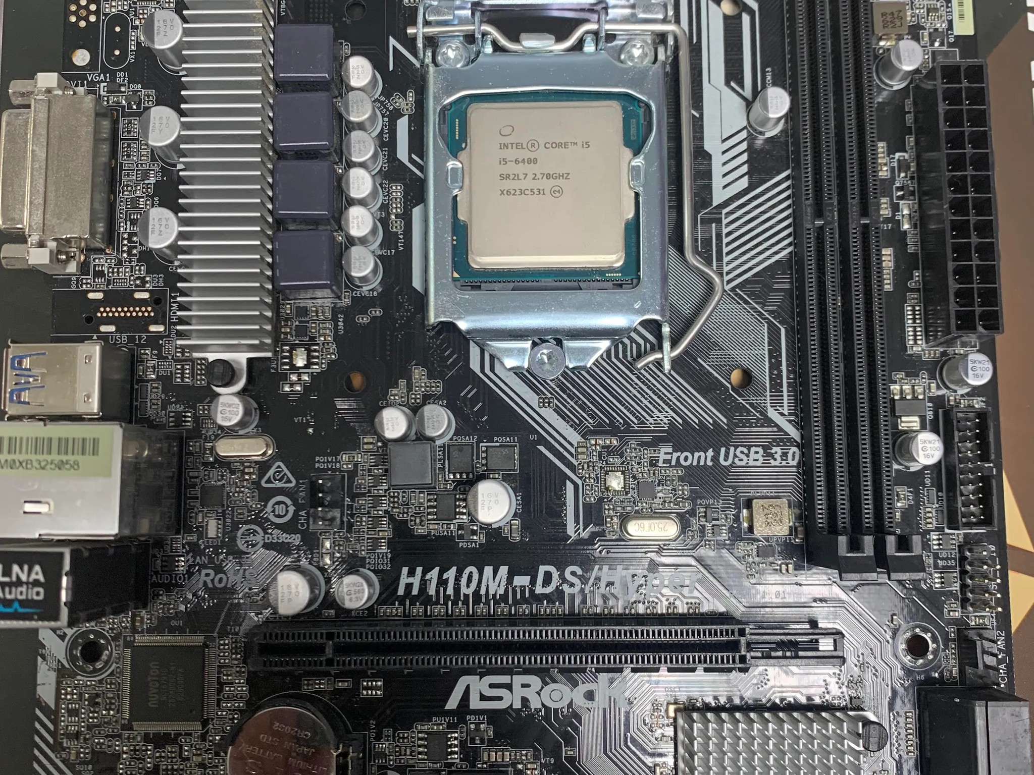 CPU MOBO RAM COMBO - i5 6400 / ASRock H110M-DS Hyper/ ADATA XPG 8GB (1x8) 2400 MHZ
