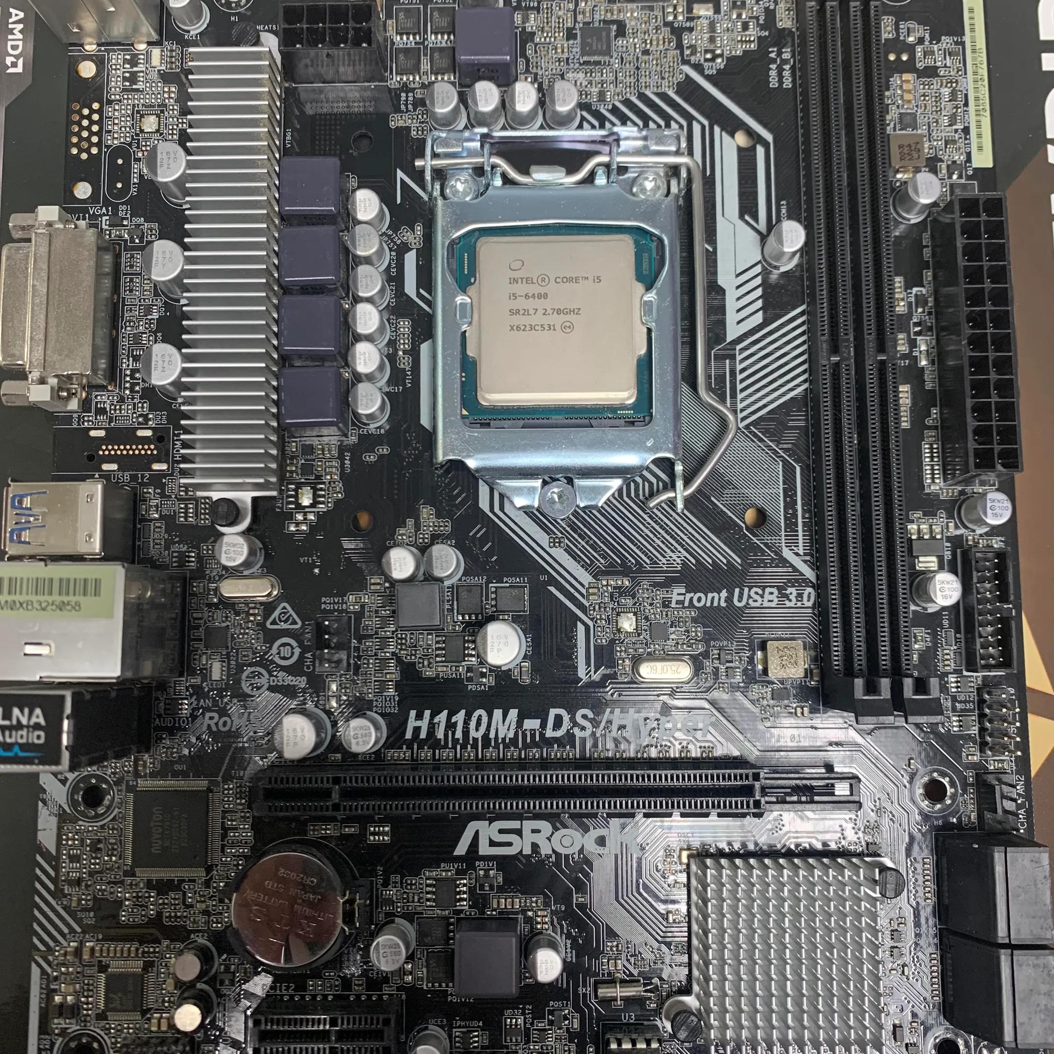 CPU MOBO RAM COMBO - i5 6400 / ASRock H110M-DS Hyper/ ADATA XPG 8GB (1x8) 2400 MHZ