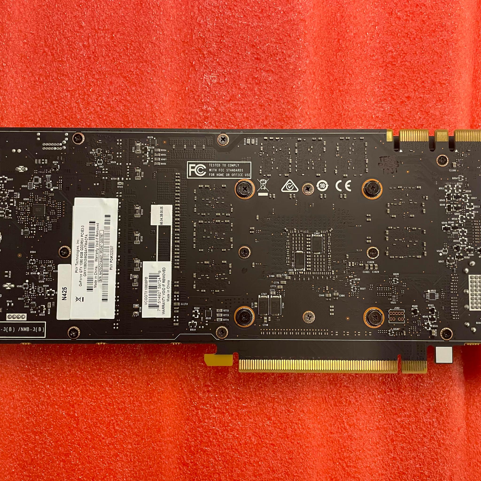 PNY Geforce GTX 1080 8GB Blower, Shroud removed/not included