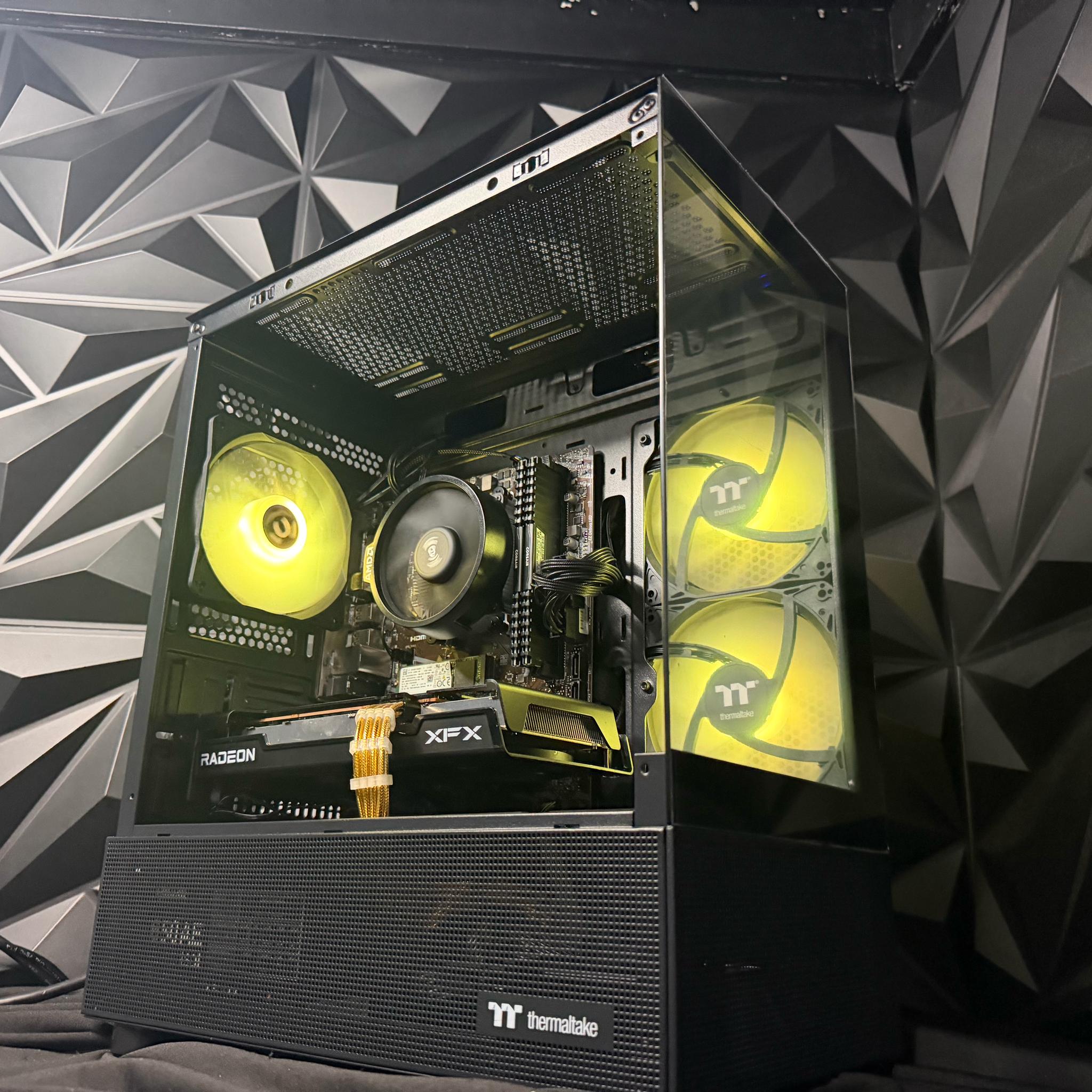 🦷✨ GOLD TOOTH ✨🦷Ryzen 5 5500| RX 6600| 16 GB DDR4| 500 GB SSD| 650W PSU