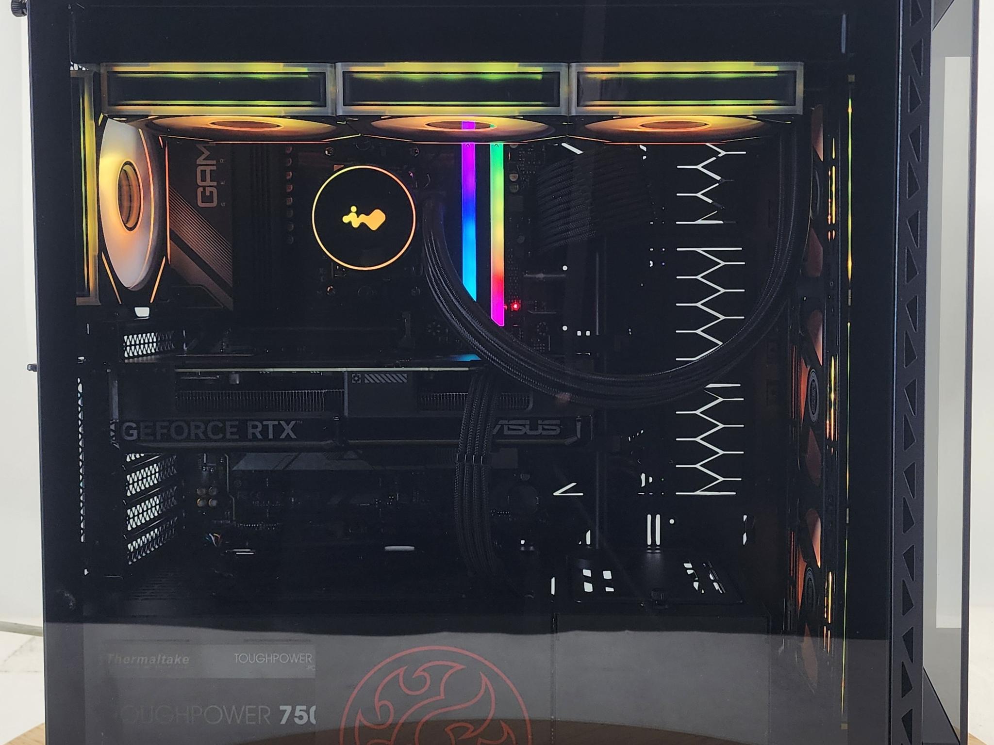 Gaming PC Ryzen 5 9600X 32GB RAM 1TB SSD RTX 4070 12GB Windows 11 Computer