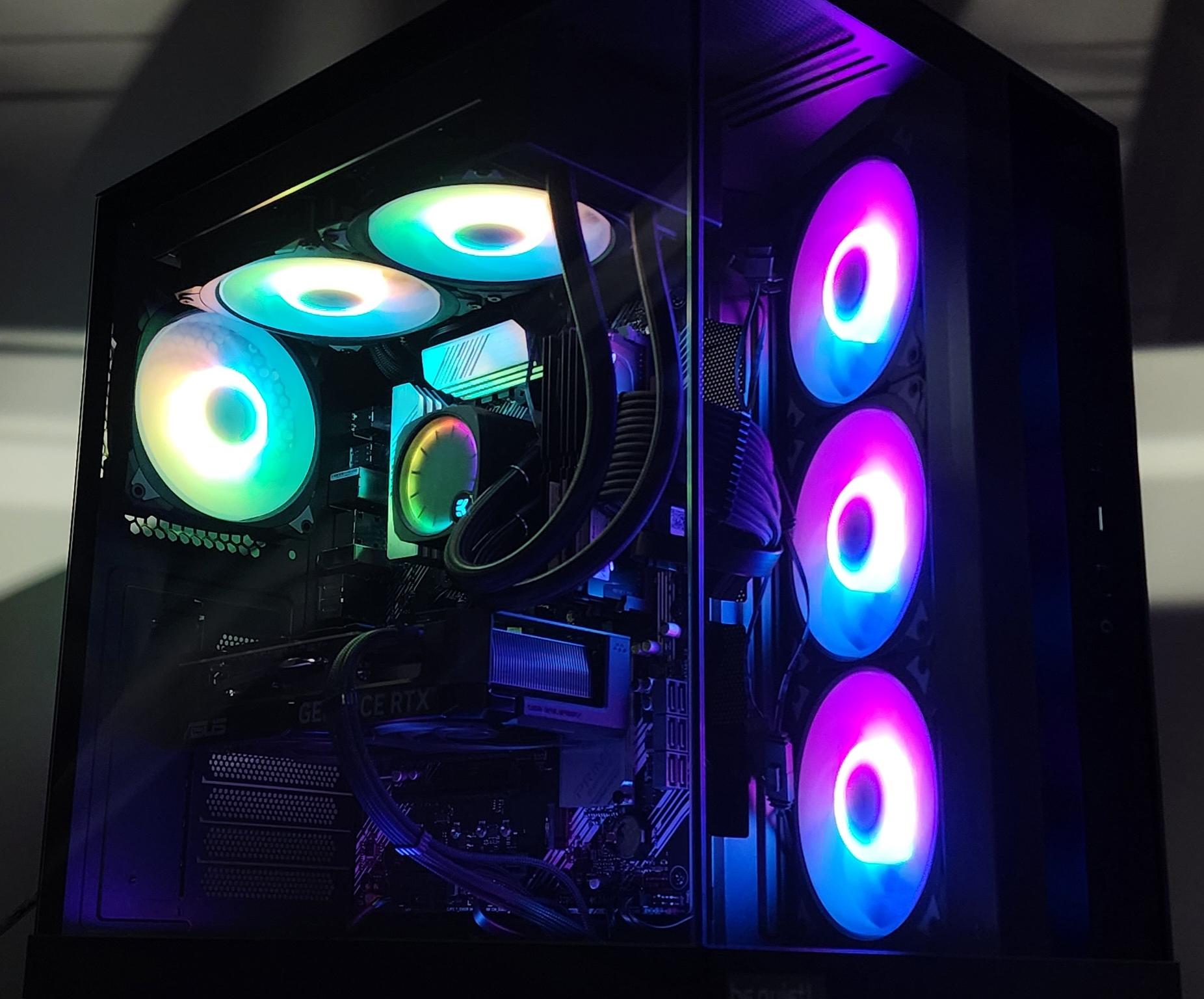 Gaming PC Ryzen 9 5900X 32GB RAM 1TB SSD RTX 4070 12GB Windows 11 Computer