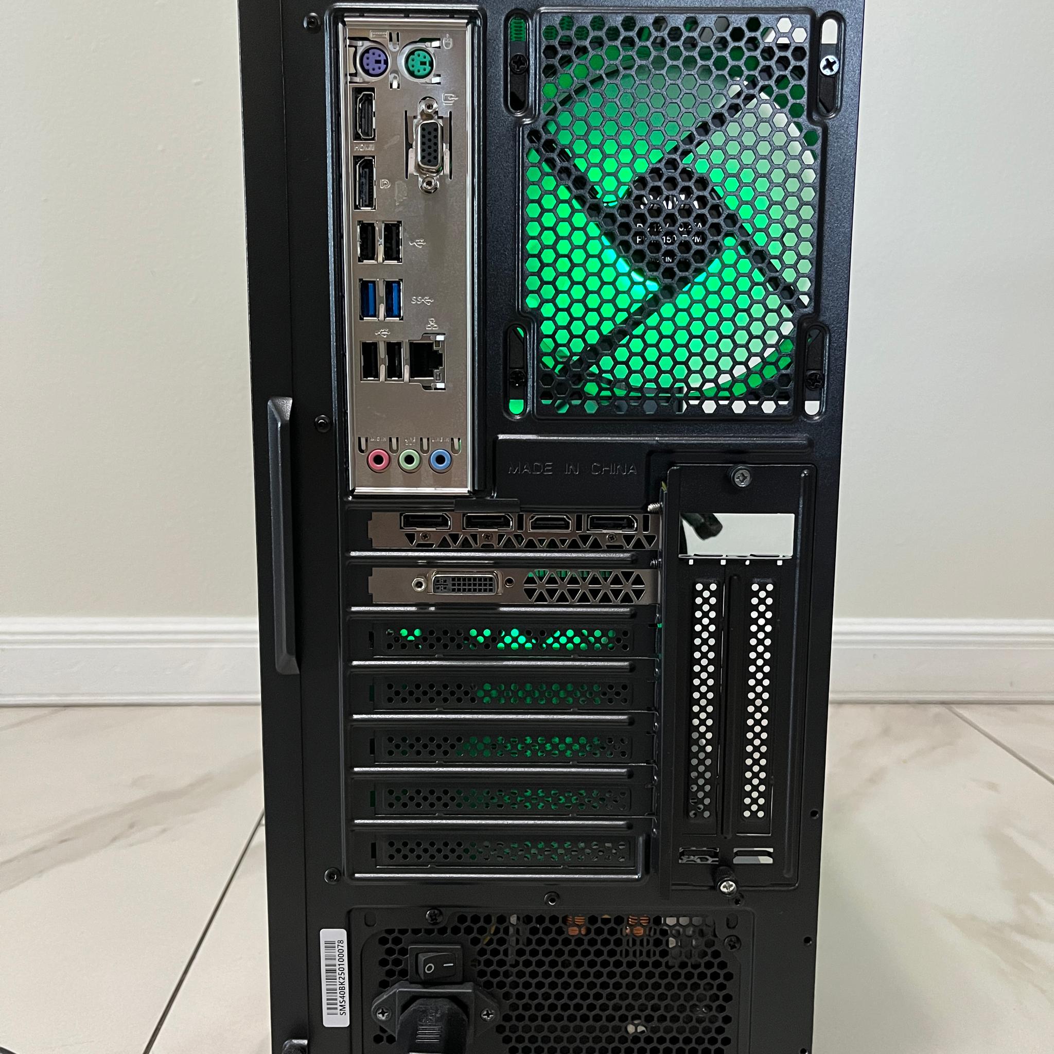 NVIDIA GTX TITAN X 12GB, Intel Core i3-10100, 16GB RAM, 1TB Storage, Gaming PC w/ Wi-Fi & BT