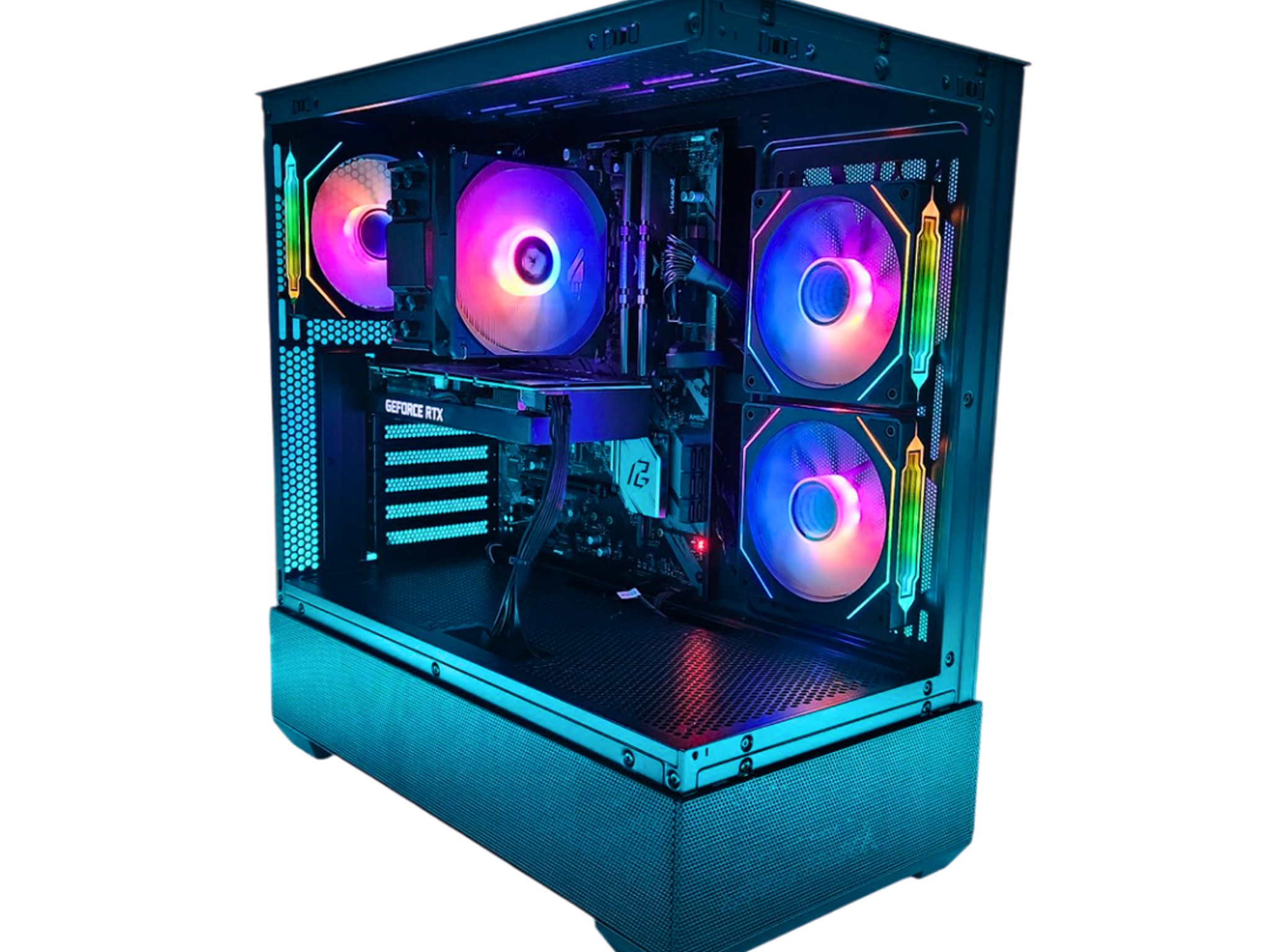 🪐 Orbit 🌕: RTX 3060 TI | Ryzen 5600 | 16GB DDR4 RAM | 512GB SSD | 4 RGB Fans | Black RGB Gaming PC