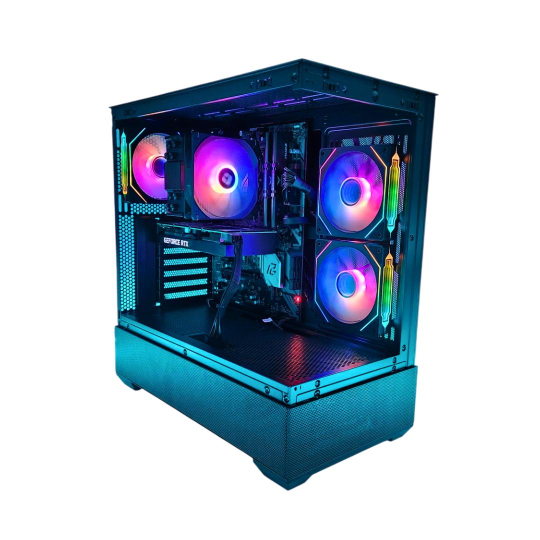 🪐 Orbit 🌕: RTX 3060 TI | Ryzen 5600 | 16GB DDR4 RAM | 512GB SSD | 4 RGB Fans | Black RGB Gaming PC