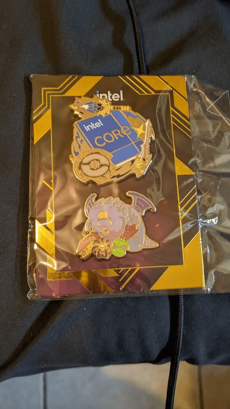 BNOB Intel / DOTA 2 The International 2021 Pins and Stickers 