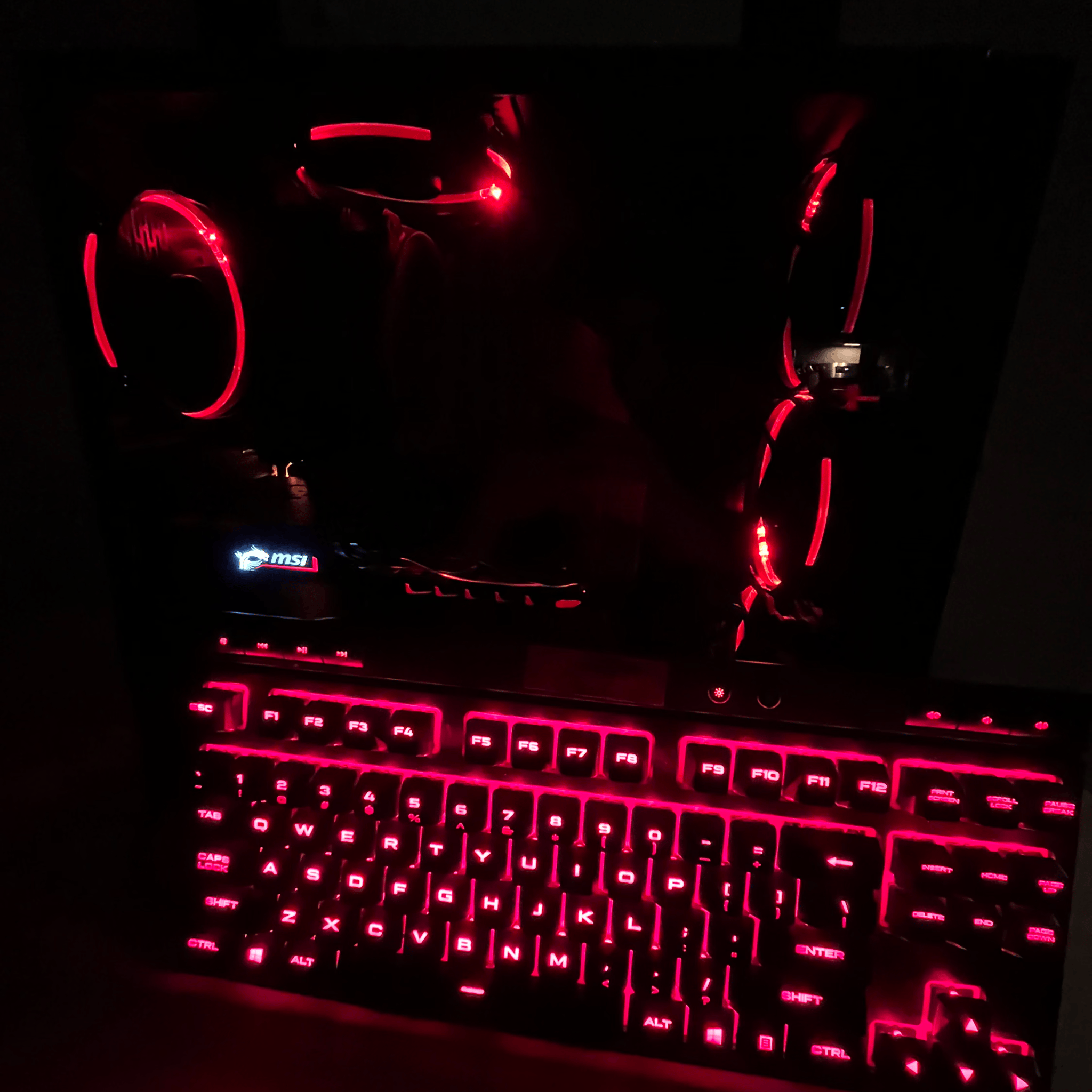 Budget Banger V2 Red on Black