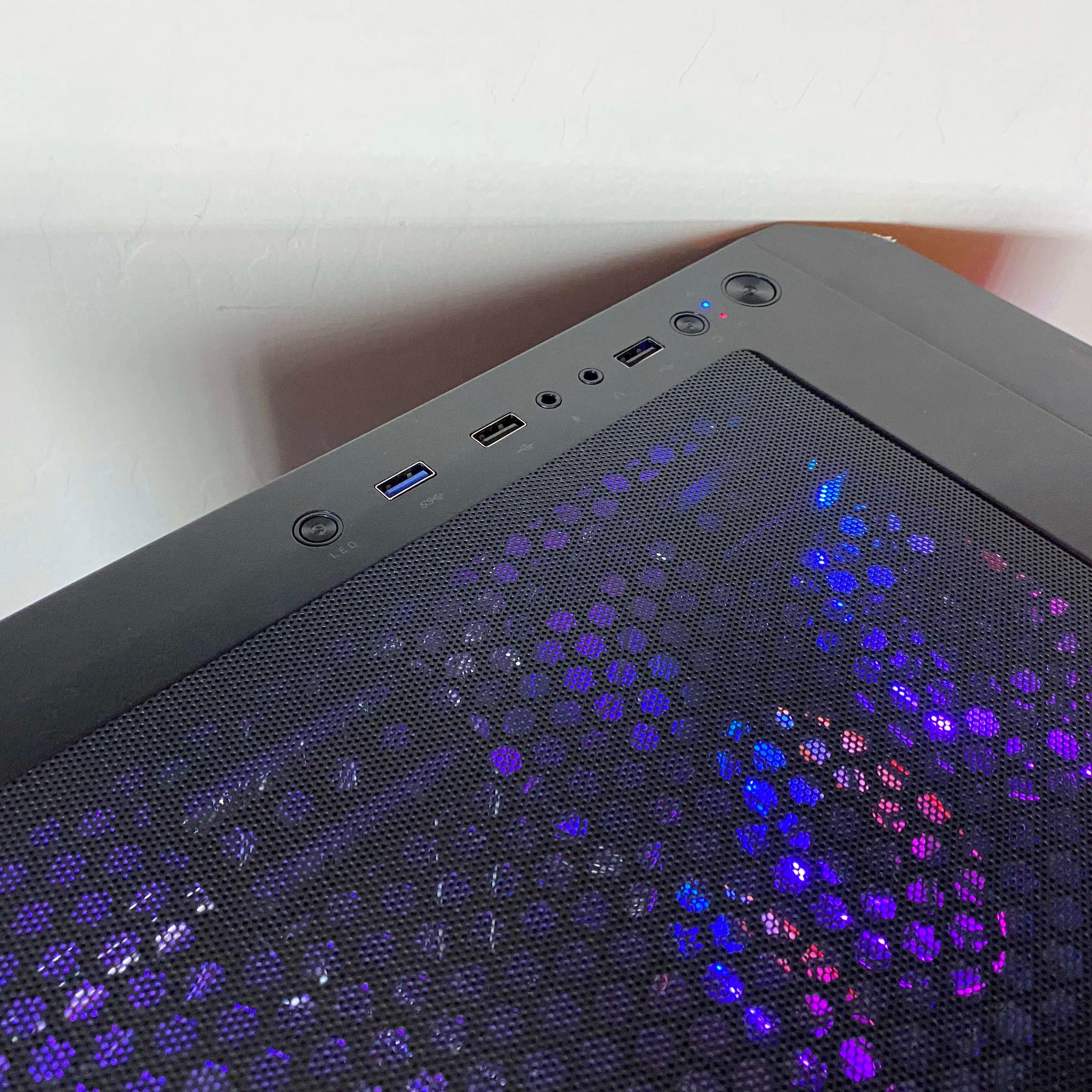 Custom Built High End Ryzen 5 Nvidia 1080 RGB Water Cooled Gaming PC Computer