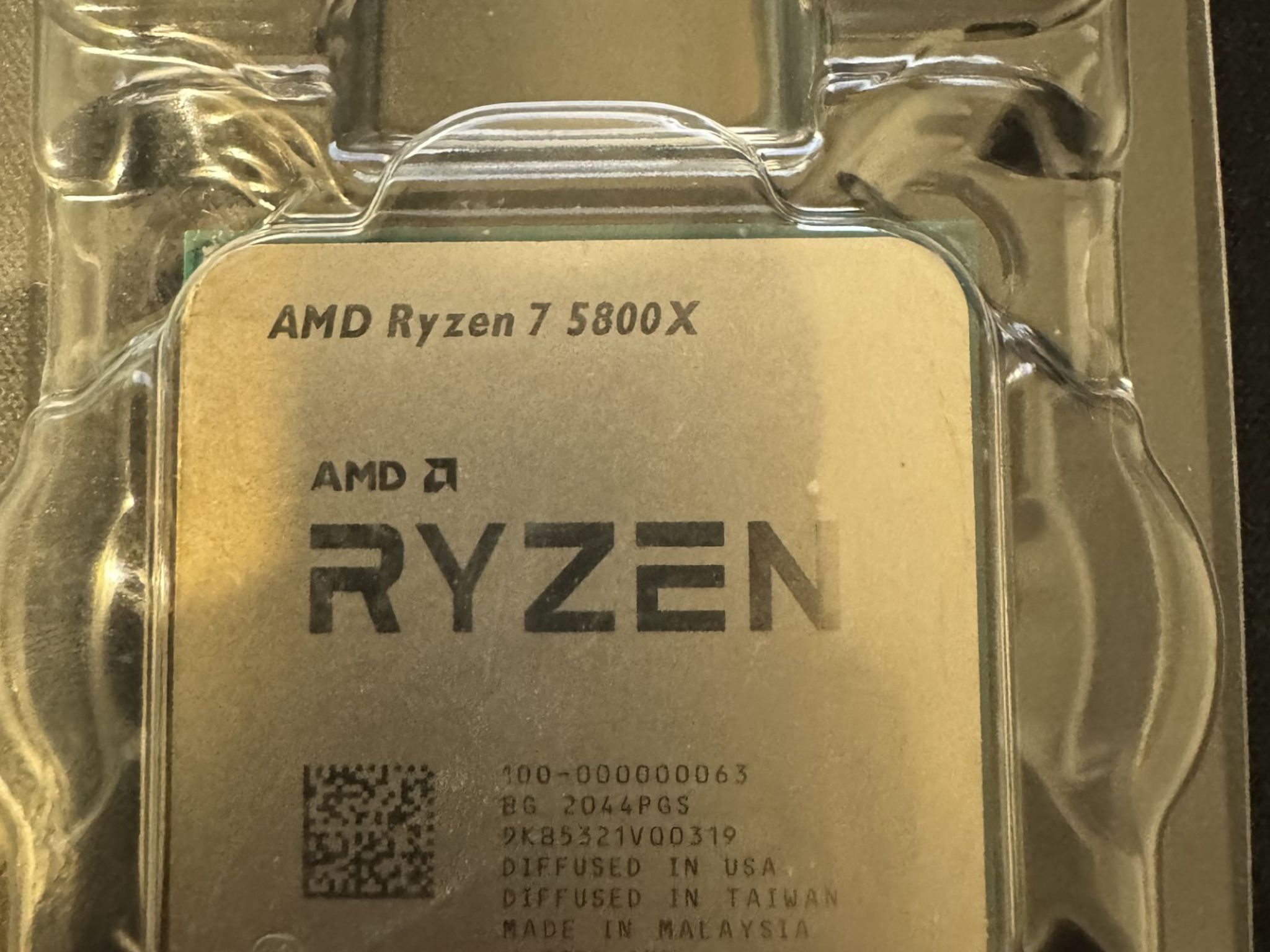 AMD Ryzen 7 5800x