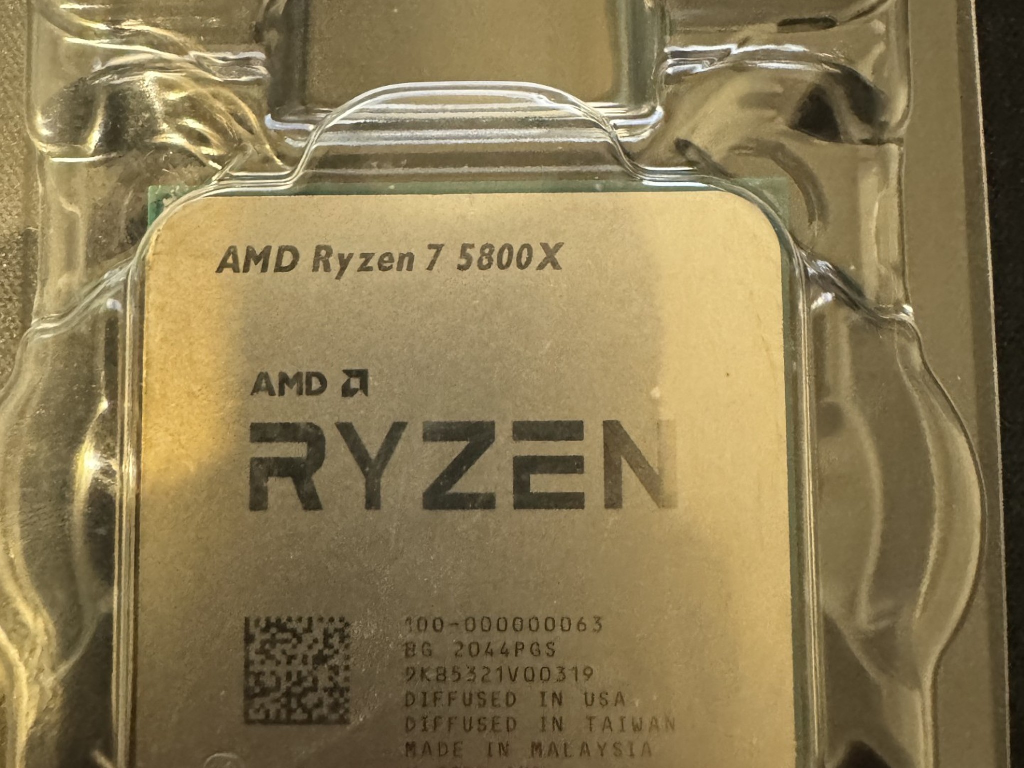 AMD Ryzen 7 5800x