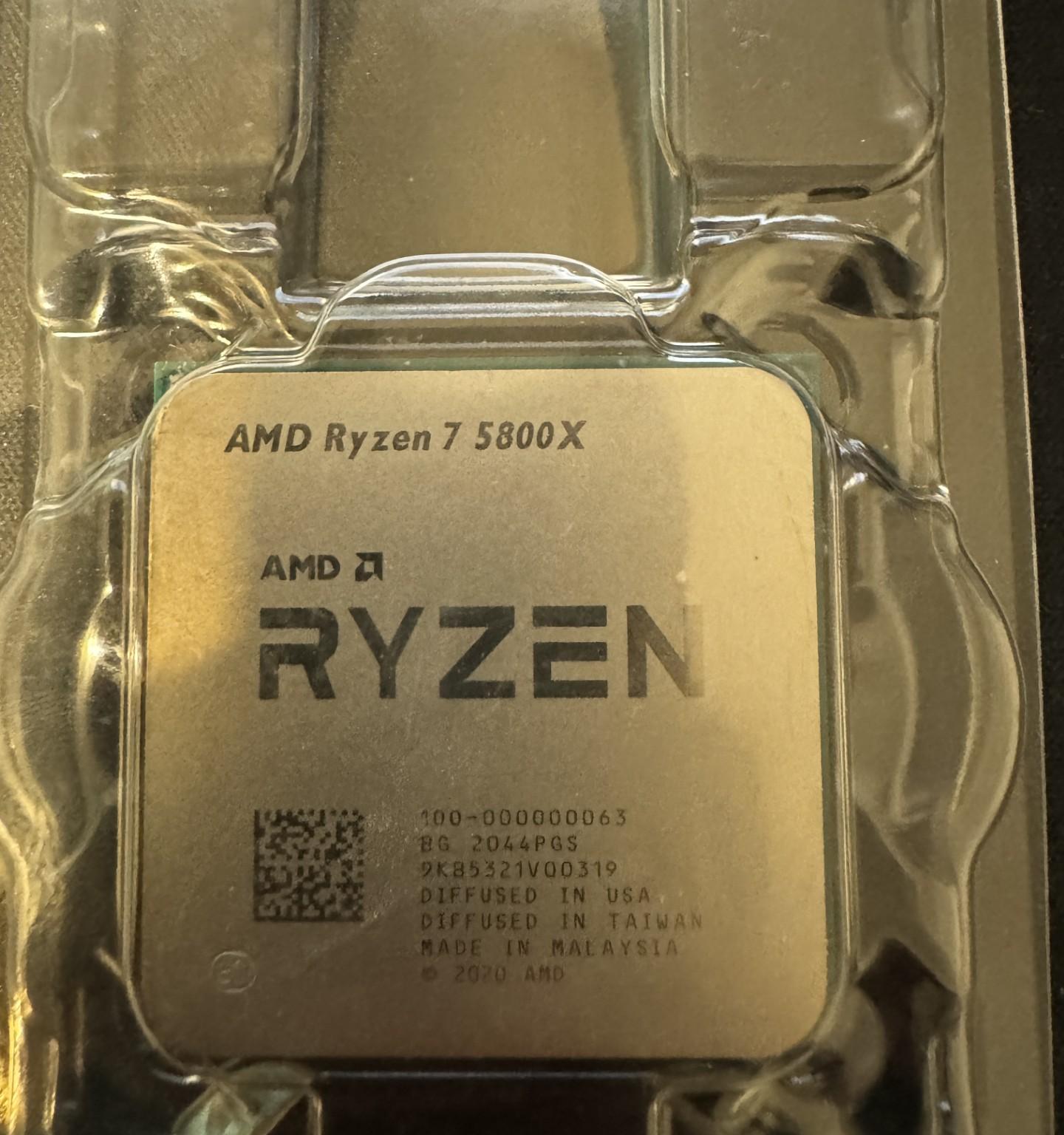 AMD Ryzen 7 5800x
