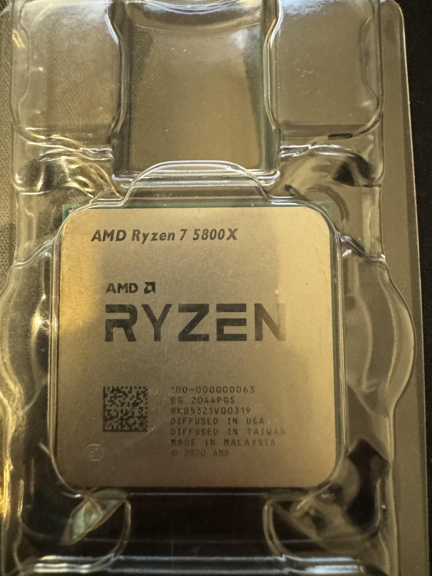 AMD Ryzen 7 5800x