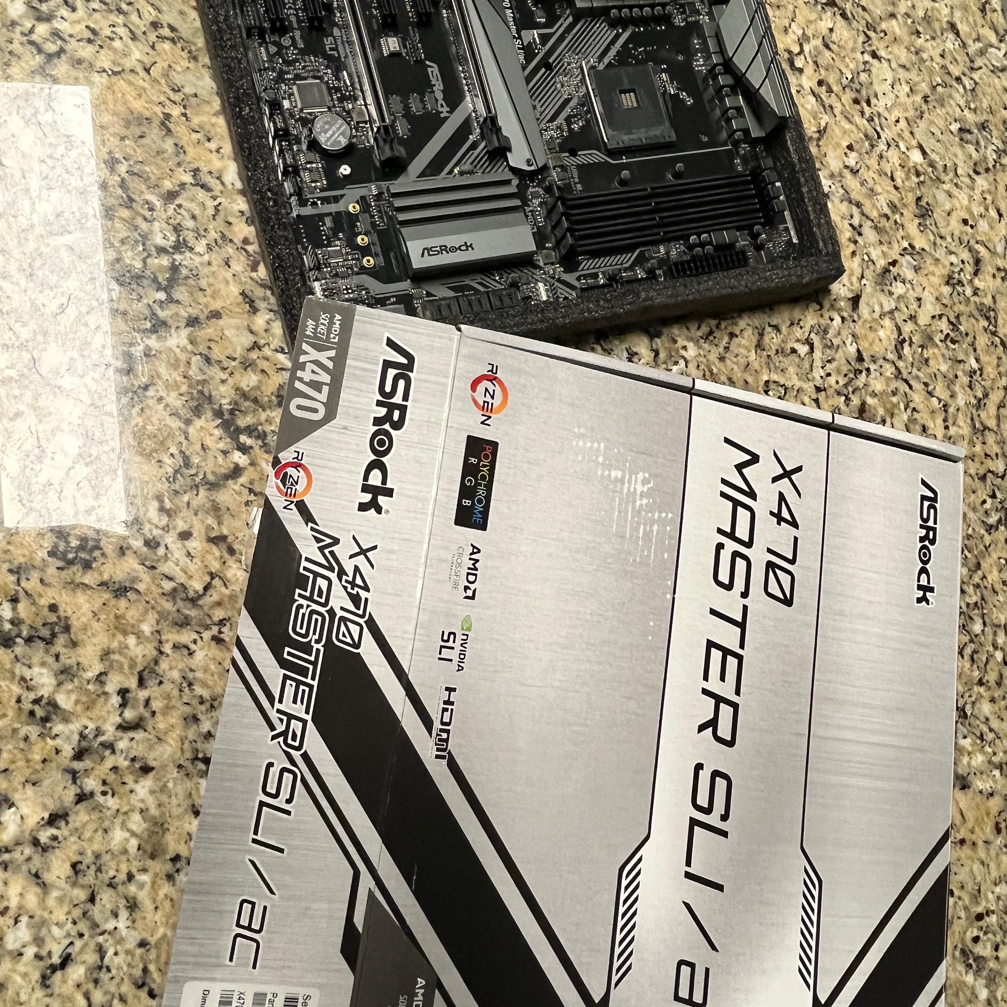 Asrock X470 Master SLI/AC ATX 
