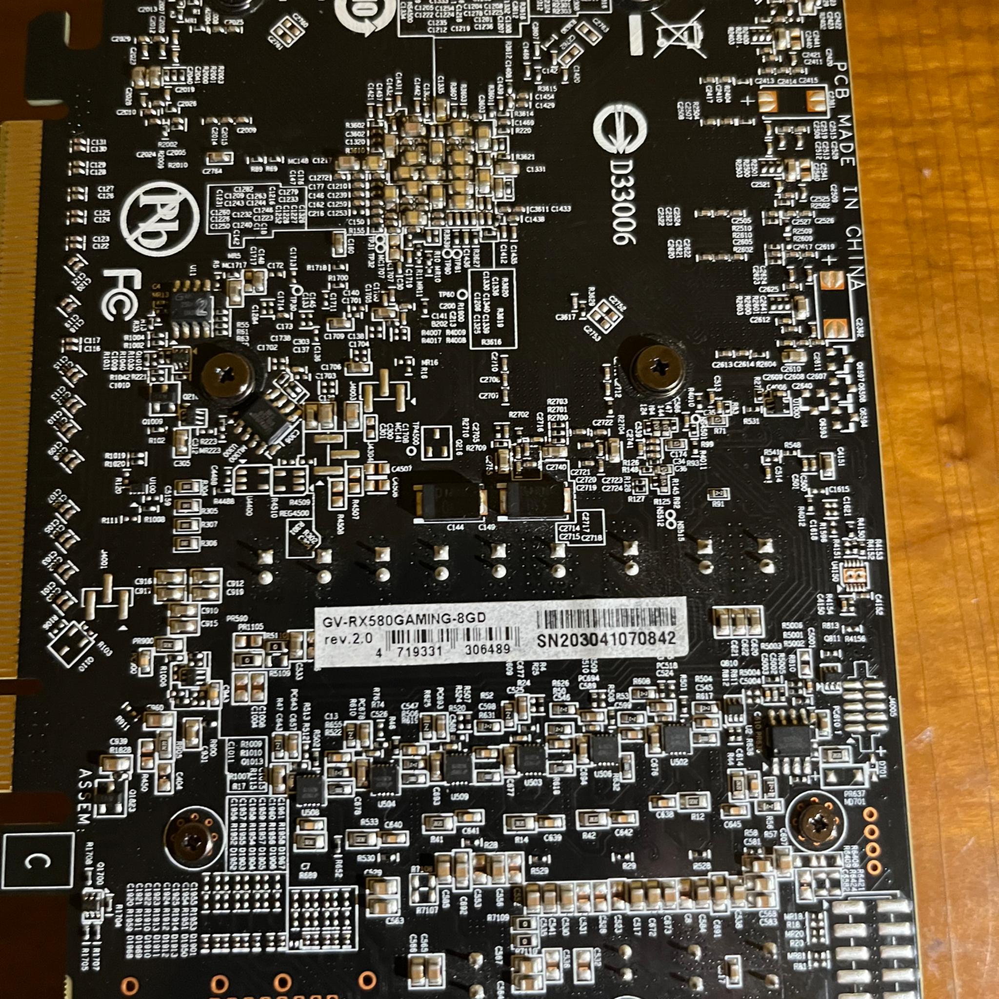 Gigabyte Radeon RX 580 8GB