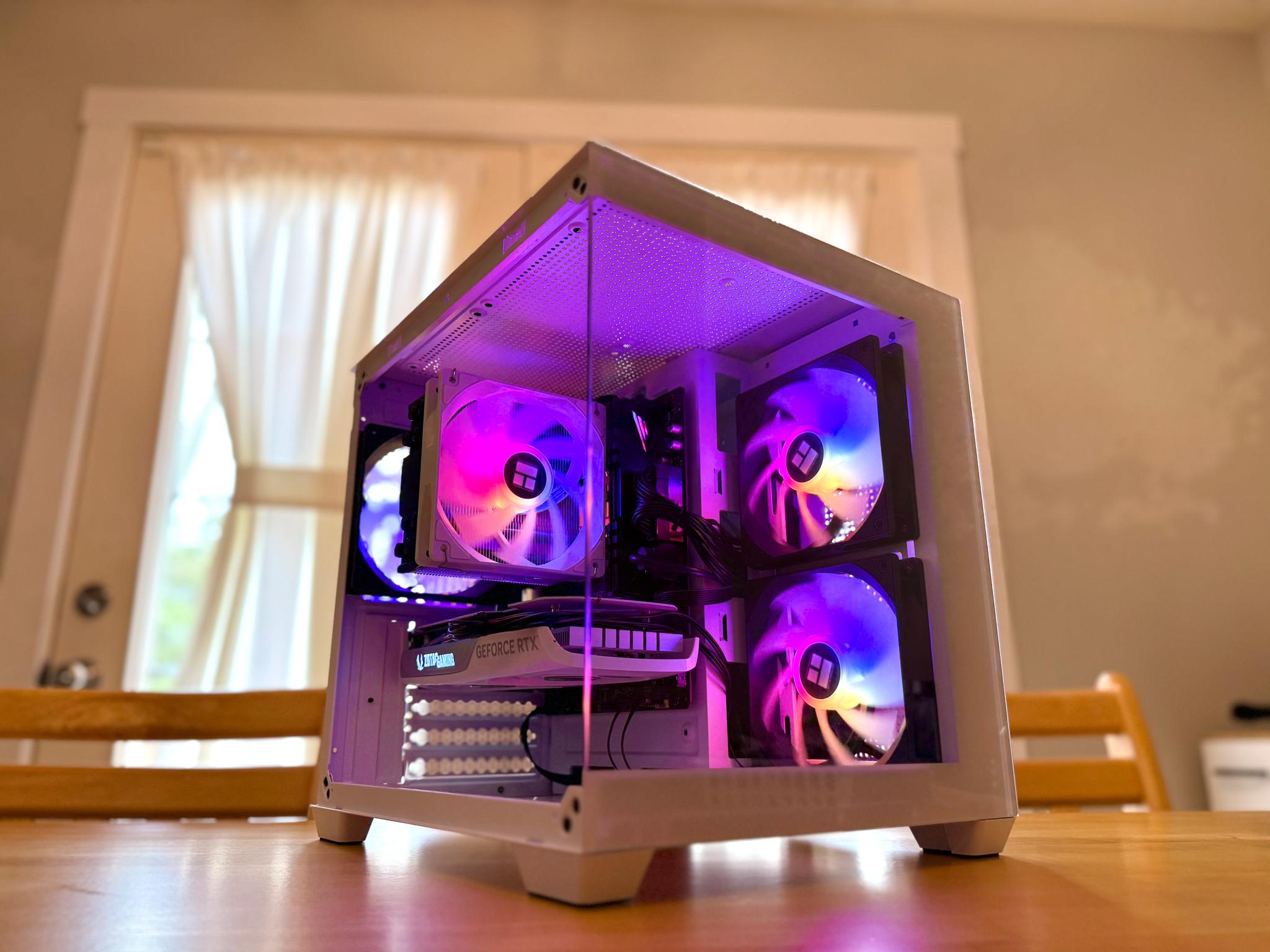 ⚪️▫️| RTX 4060, Ryzen 2600, 16gb Ram, 1tb SSD WiFi Equipped, White ARGB Gaming PC