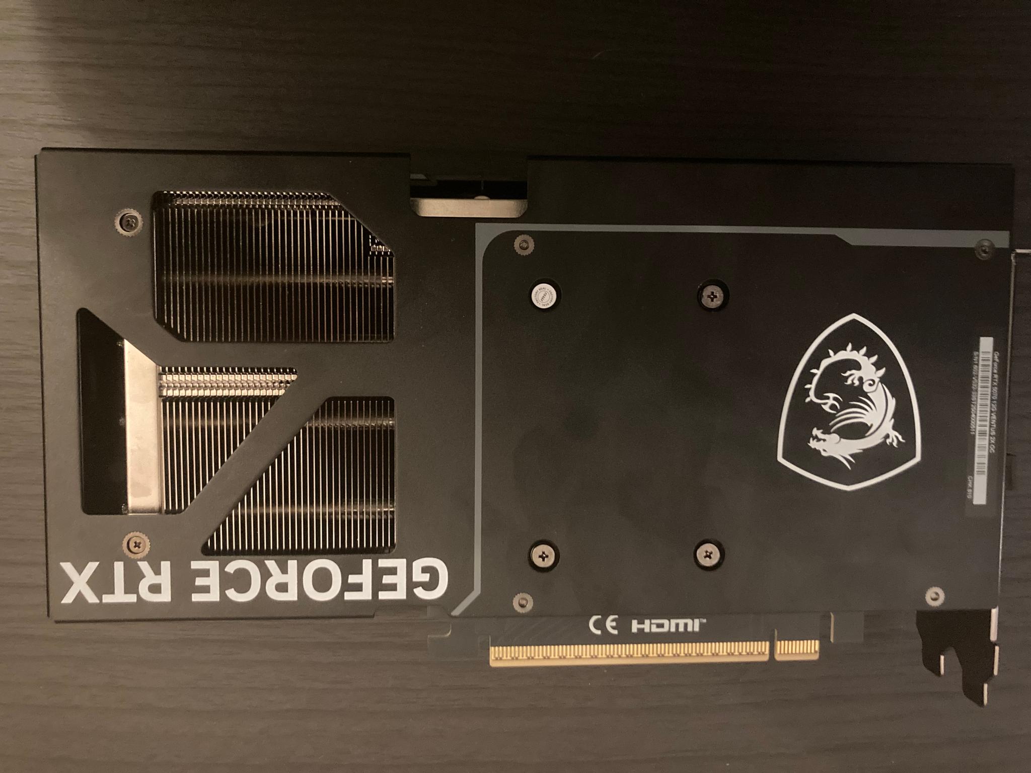 MSI GeForce RTX 5070 12G VENTUS 2X OC
