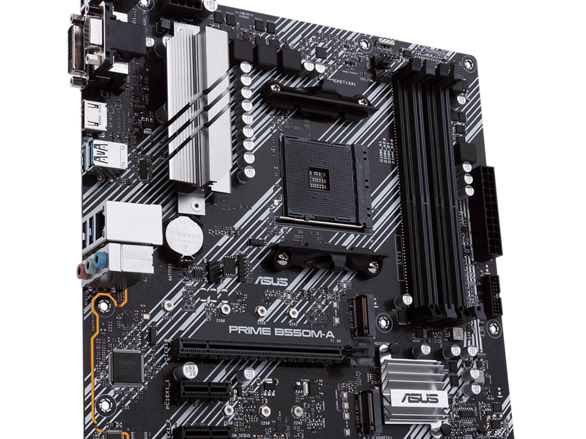 ASUS PRIME B550M-A/CSM AMD Socket B550 AM4 MicroATX M.2 Desktop Motherboard A