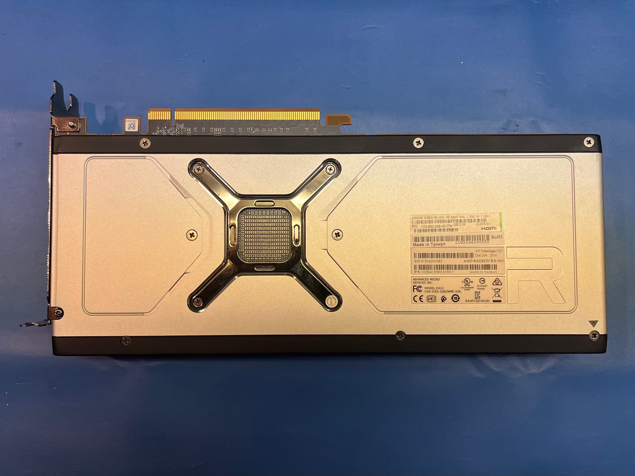 Sapphire AMD Radeon RX 6800 Reference Card 16GB VRAM