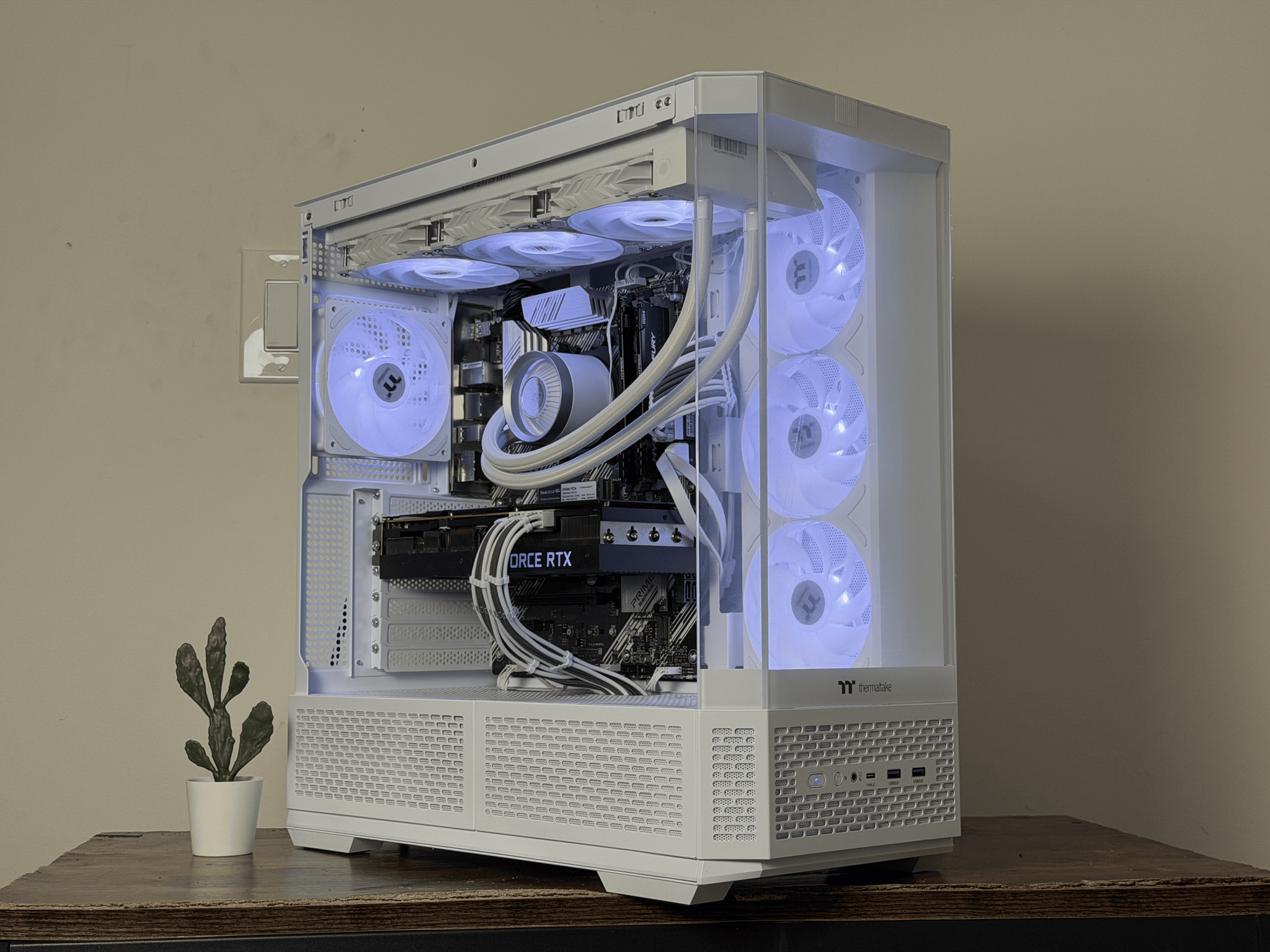 ❄️Snow❄️| RTX 3080 | RYZEN 7 5700 | 32GB RAM | 1TB NVME SSD | 1440P Gaming PC