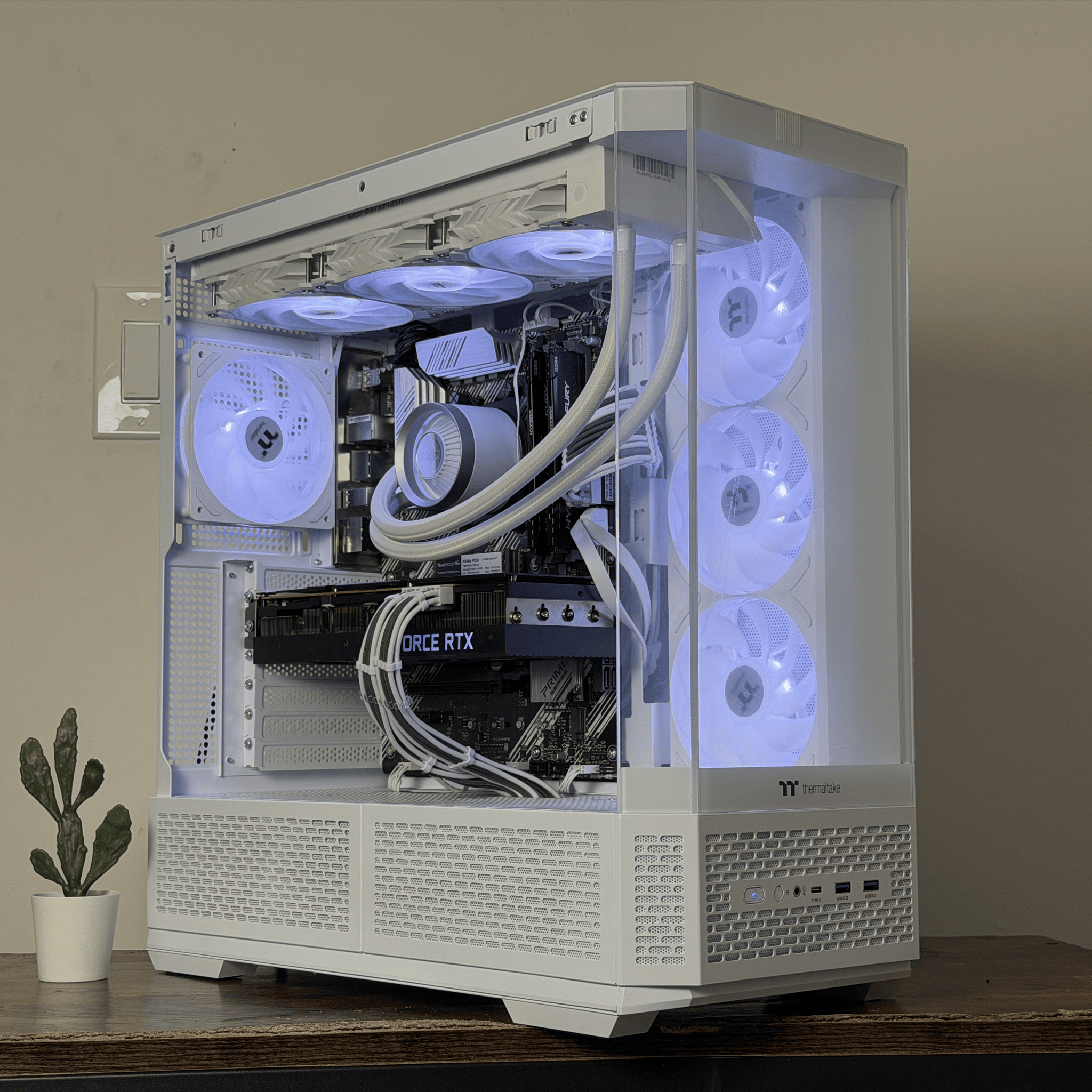 ❄️Snow❄️| RTX 3080 | RYZEN 7 5700 | 32GB RAM | 1TB NVME SSD | 1440P Gaming PC