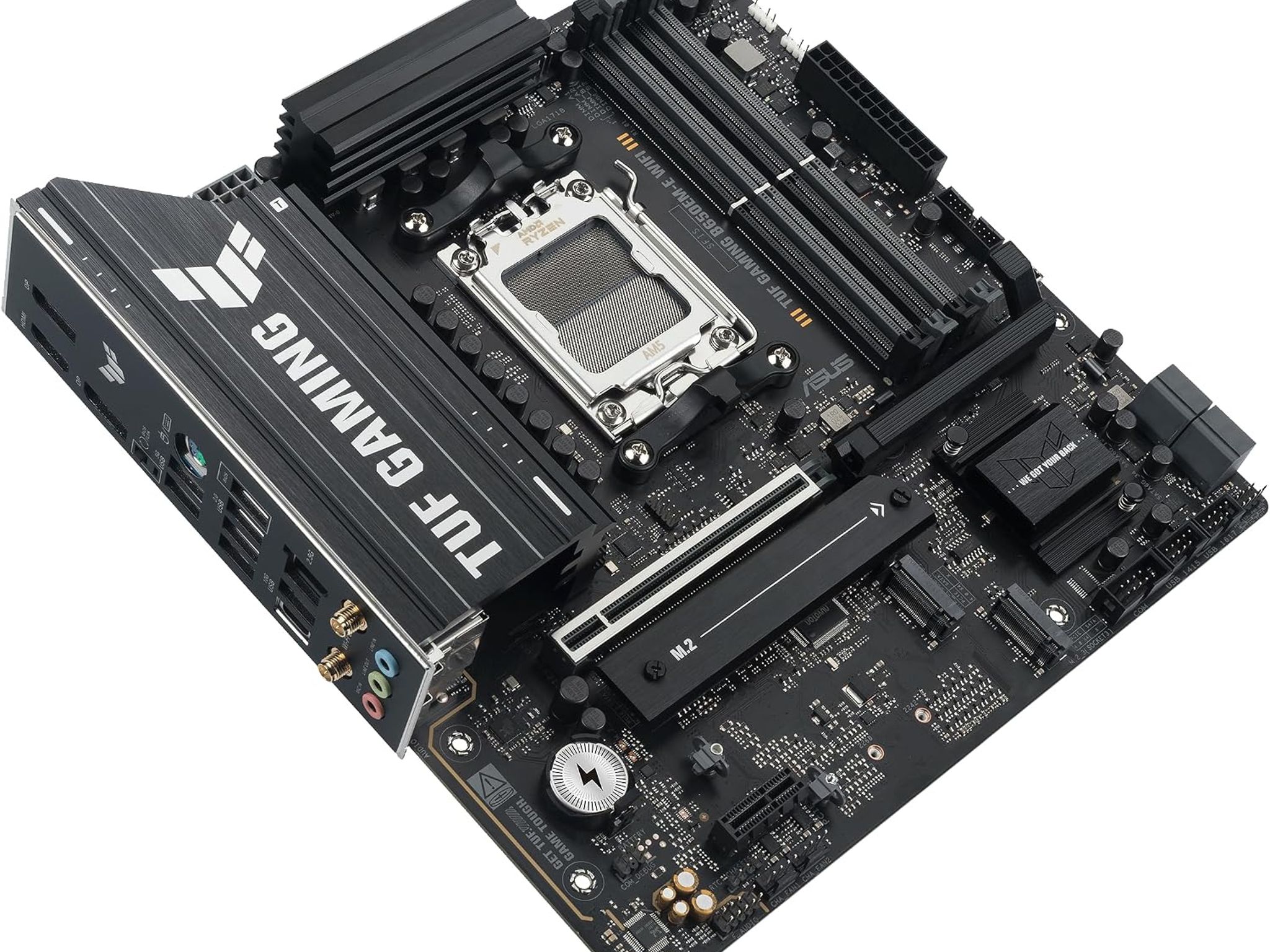 ASUS TUF GAMING B650EM-E WIFI AMD B650 AM5 DDR5 MicroATX Desktop Motherboard
