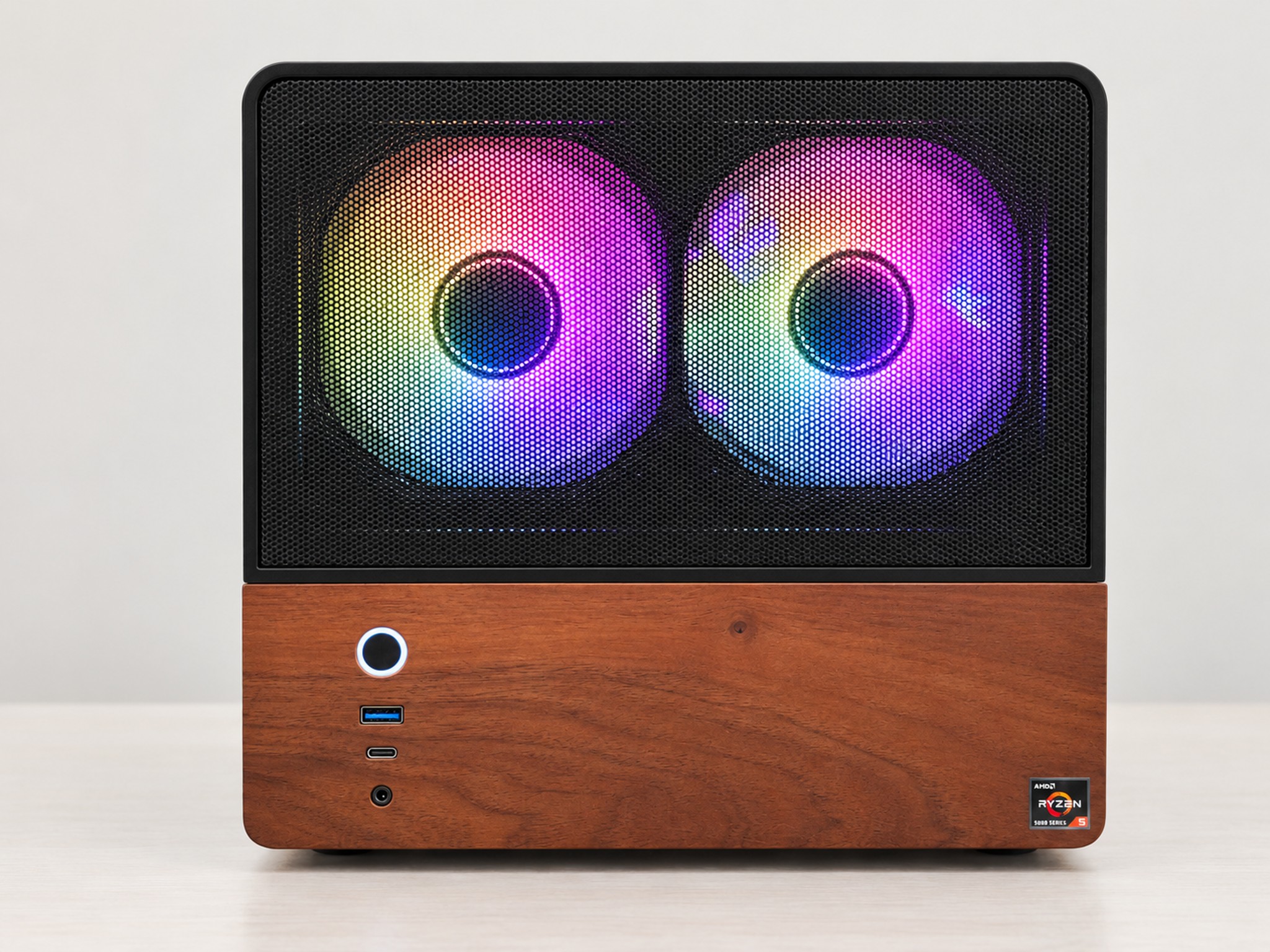 RX 9060 XT 16GB Compact 1440p Gaming PC | Ryzen 5 5600X3D | 32GB RAM | 1TB Total NVMe | Nikita Volt